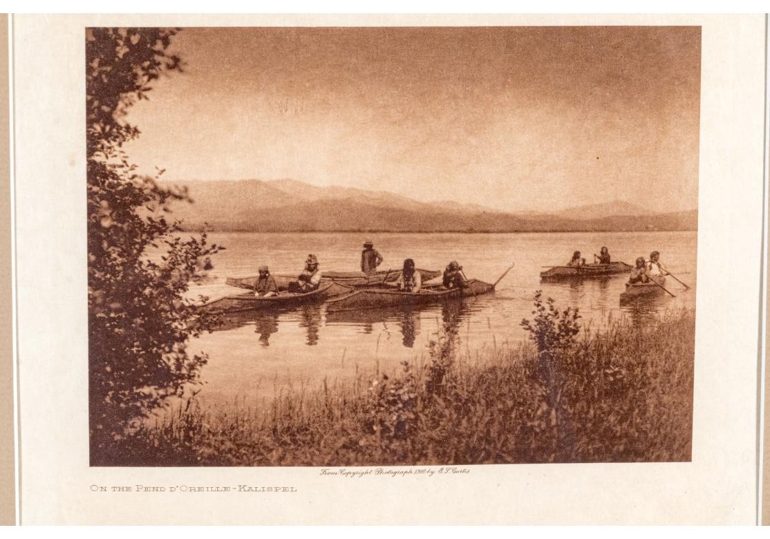 Sepia-Fotogravur mit dem Titel 