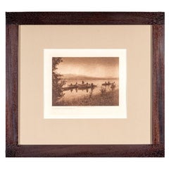 Edward S. Curtis (1868-1952) Photogravure Sepia sur le Pend D'Oreille - Kalispel
