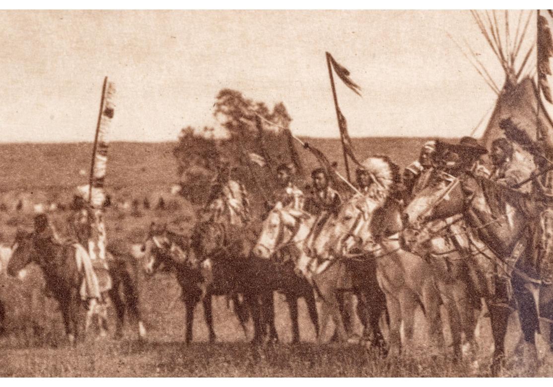 Edward S. Curtis (1868-1952) Fotoincisione in seppia dal titolo 