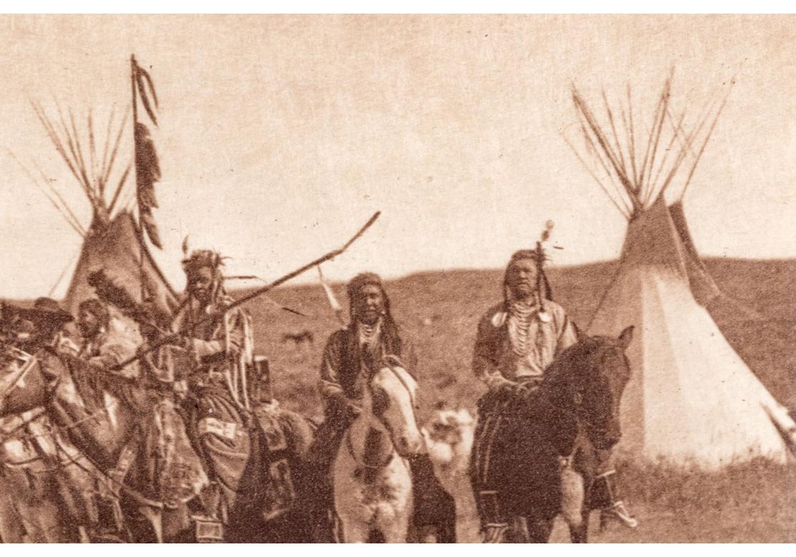 XX secolo Edward S. Curtis (1868-1952) Fotoincisione in seppia dal titolo 
