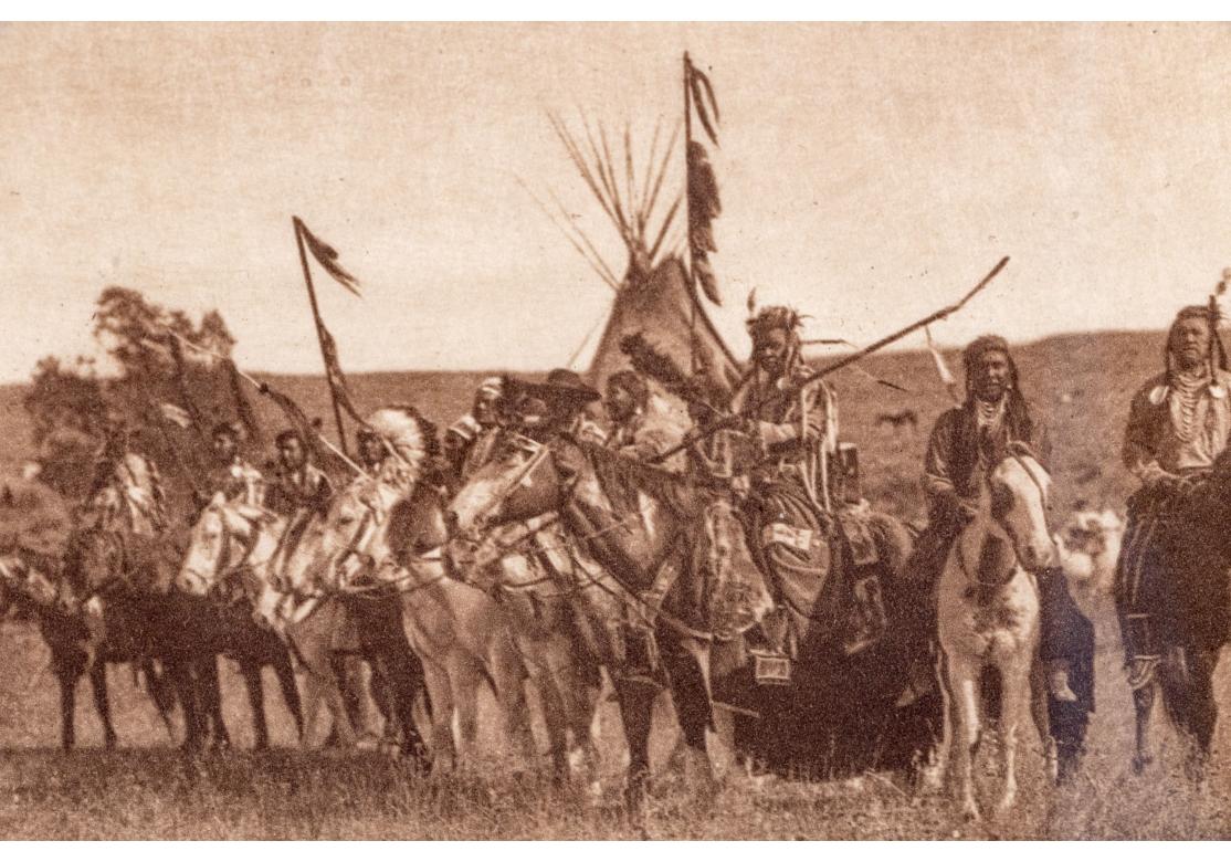 Edward S. Curtis (1868-1952) Fotoincisione in seppia dal titolo 