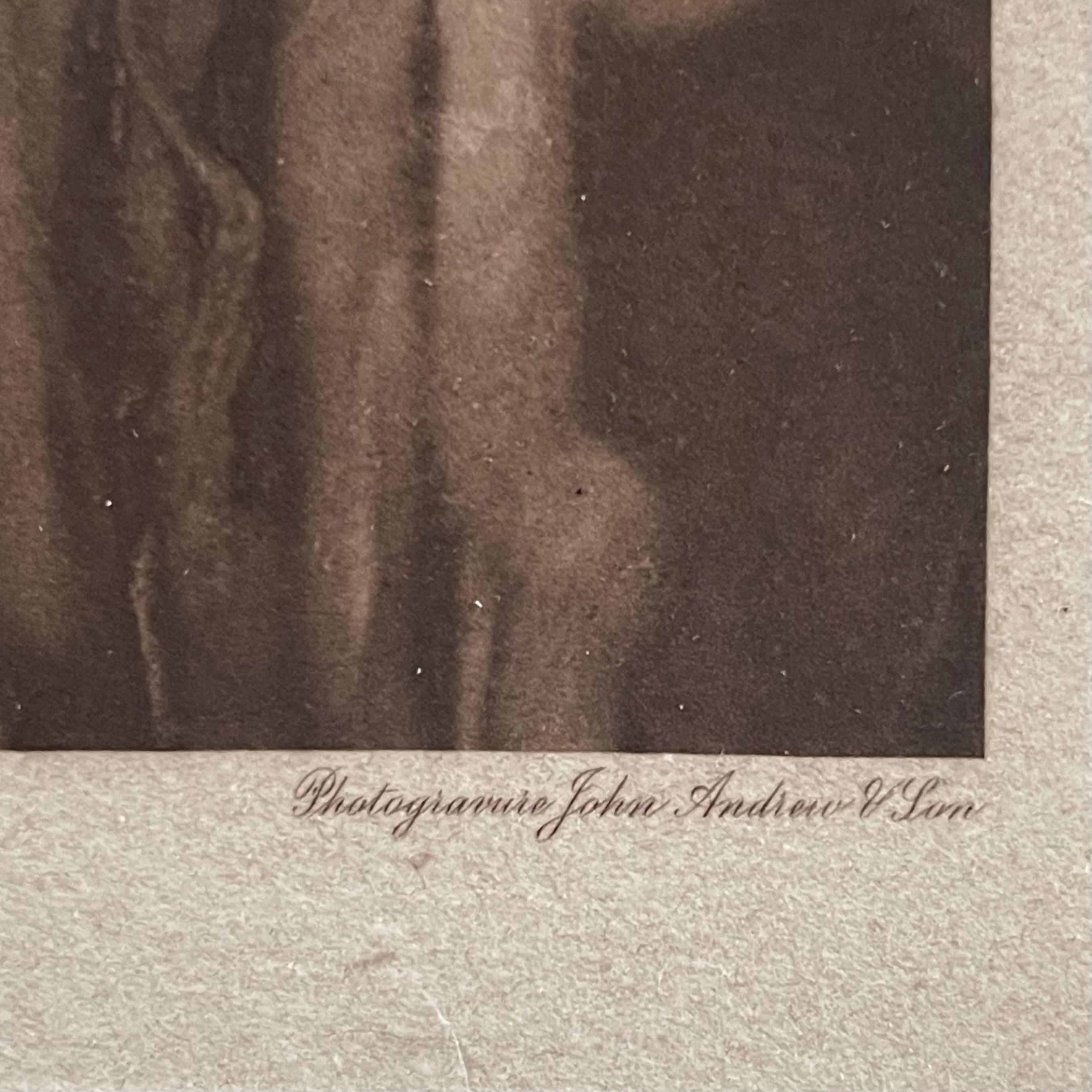 American Edward S Curtis (1868-1952) Shot in The Hand - Apsaroke, 1908 For Sale