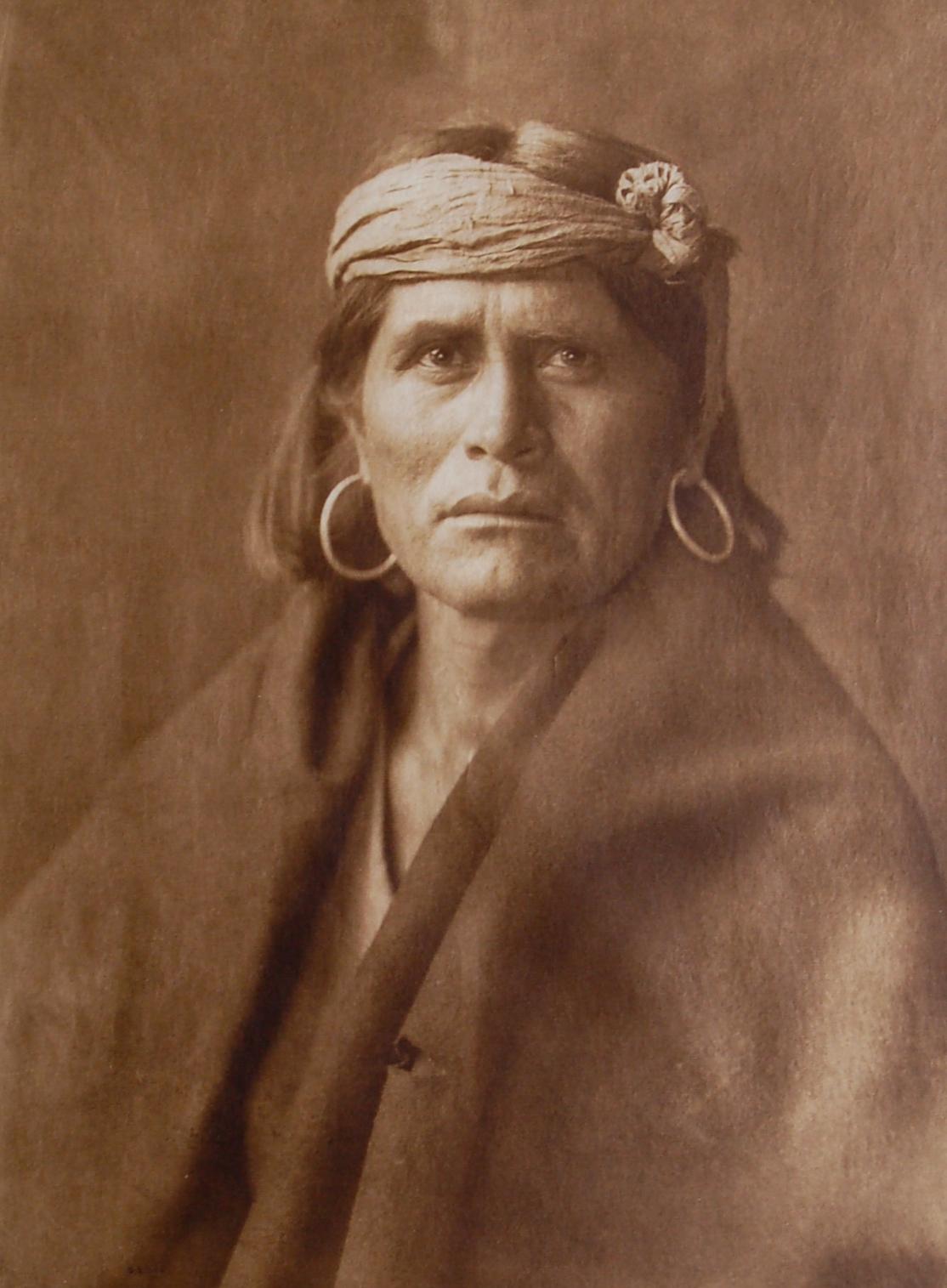 Un hombre de Walpi - Photograph de Edward S. Curtis
