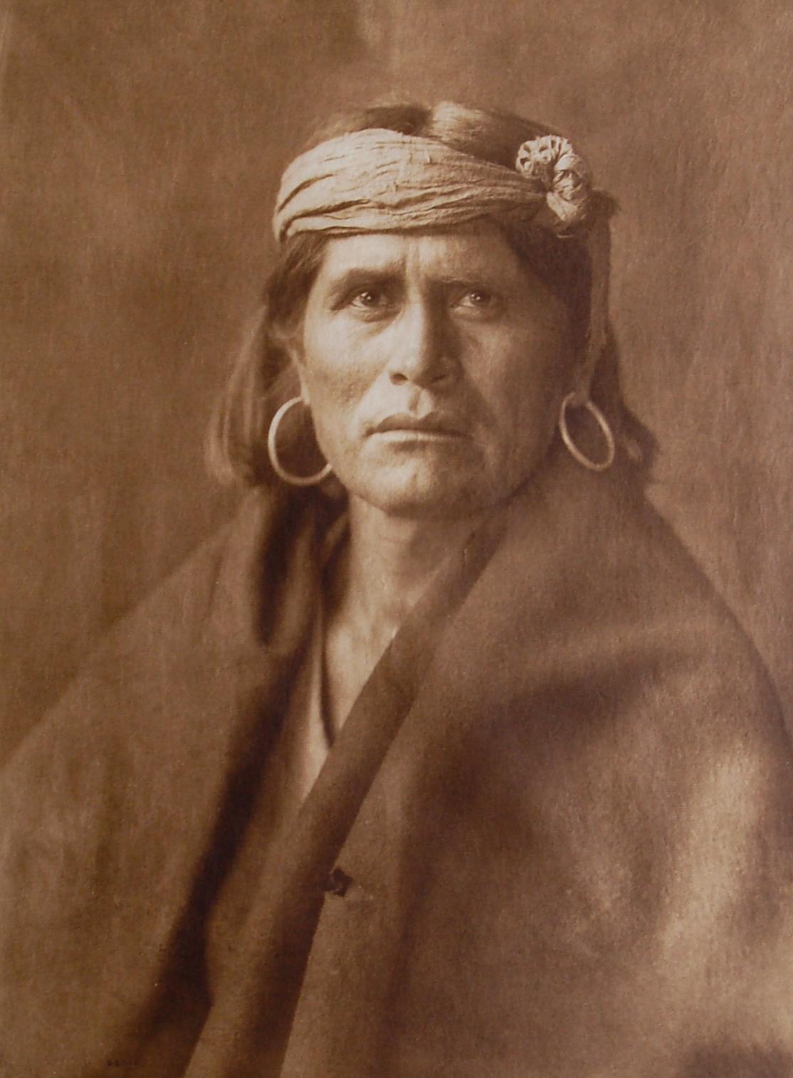 A Walpi Man - Photograph by Edward S. Curtis