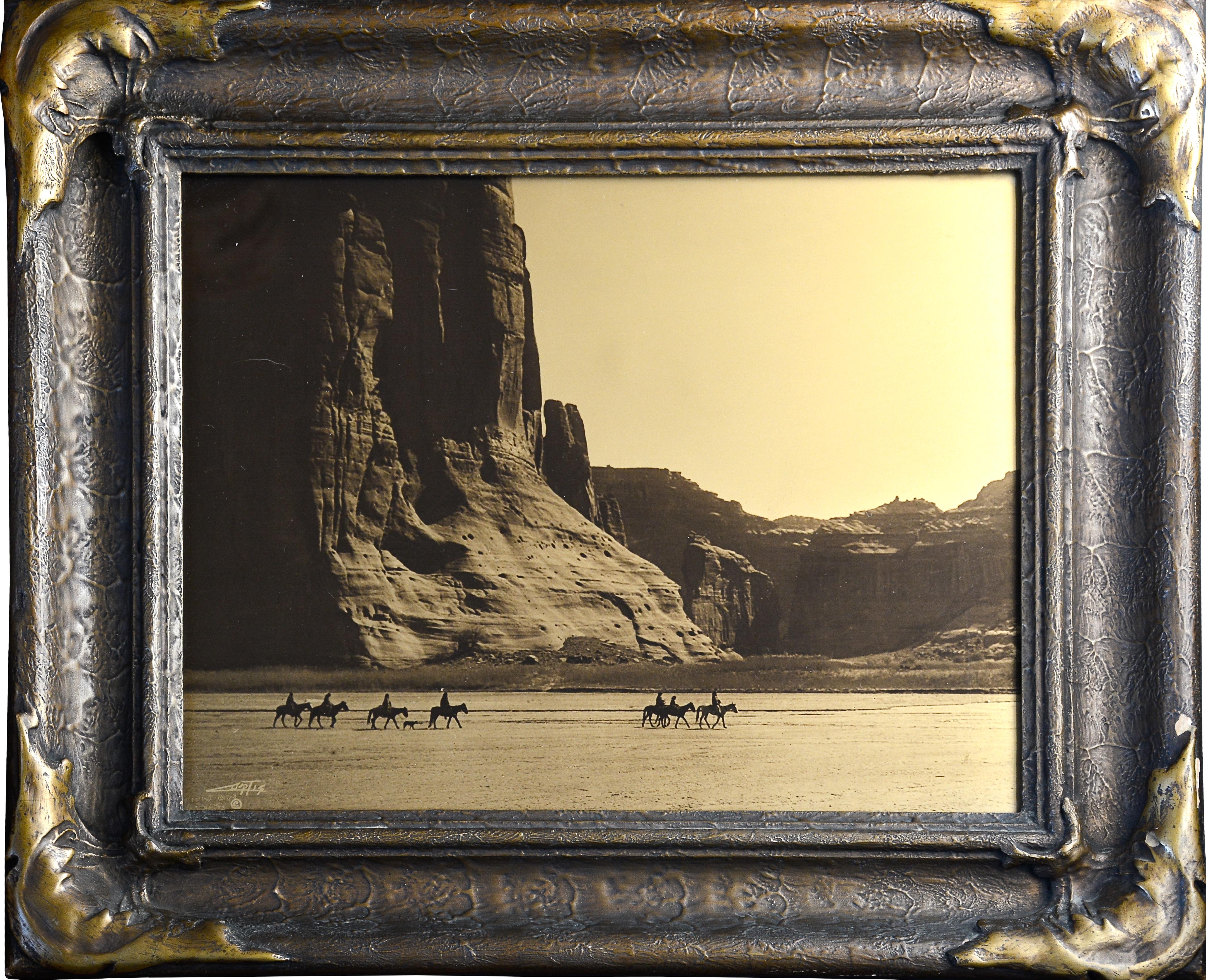 Edward S. Curtis Landscape Photograph - Canyon de Chelly - Navaho