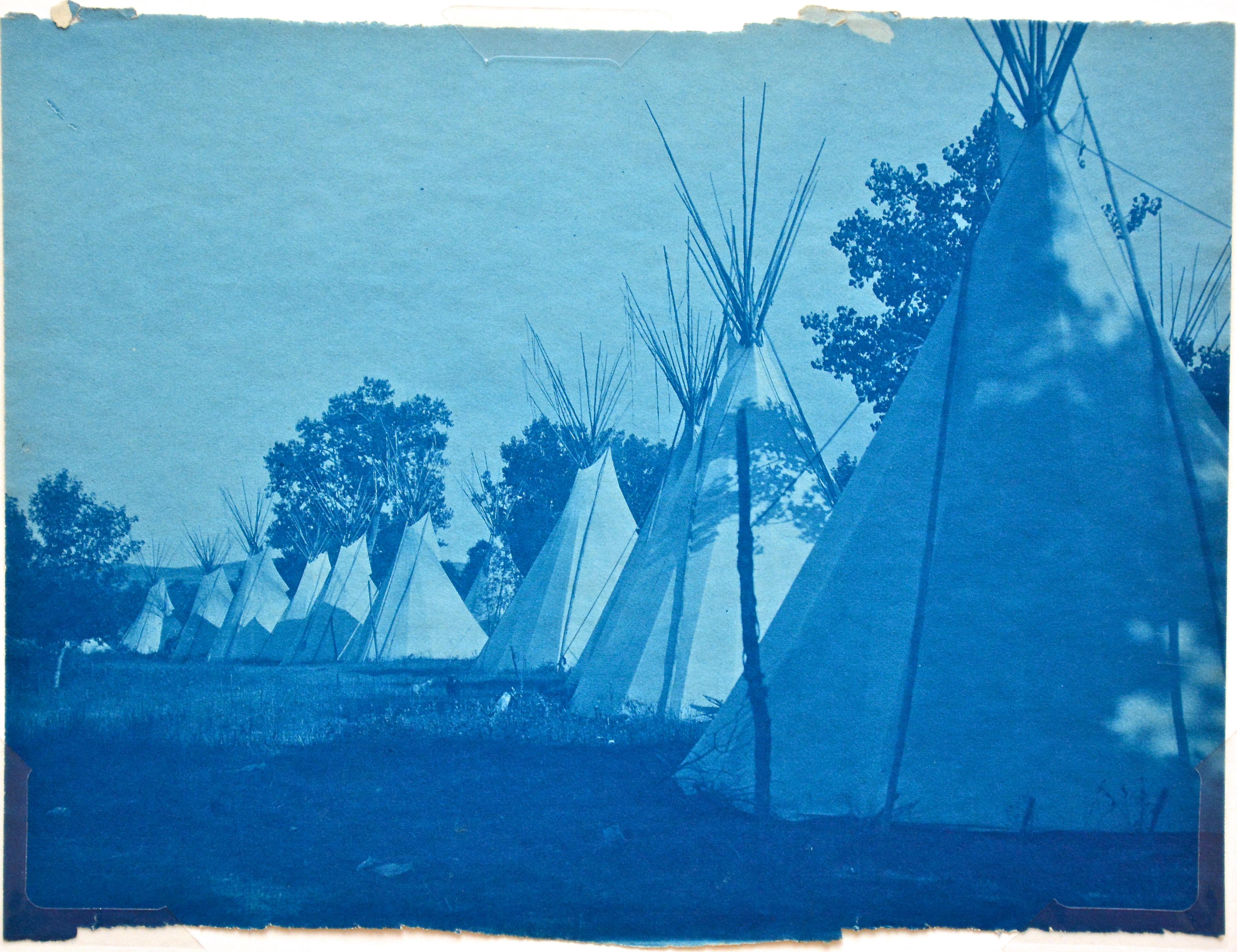 Edward S. Curtis, 18681952 Edward S. Curtis Unique Cyanotype Print