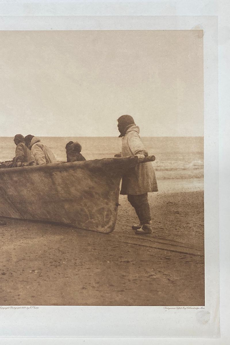 Launching the Whaleboat - Cape Prince of Wales, pl. 707 For Sale 1