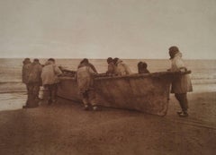 Launching the Whaleboat - Cape Prince of Wales, pl. 707