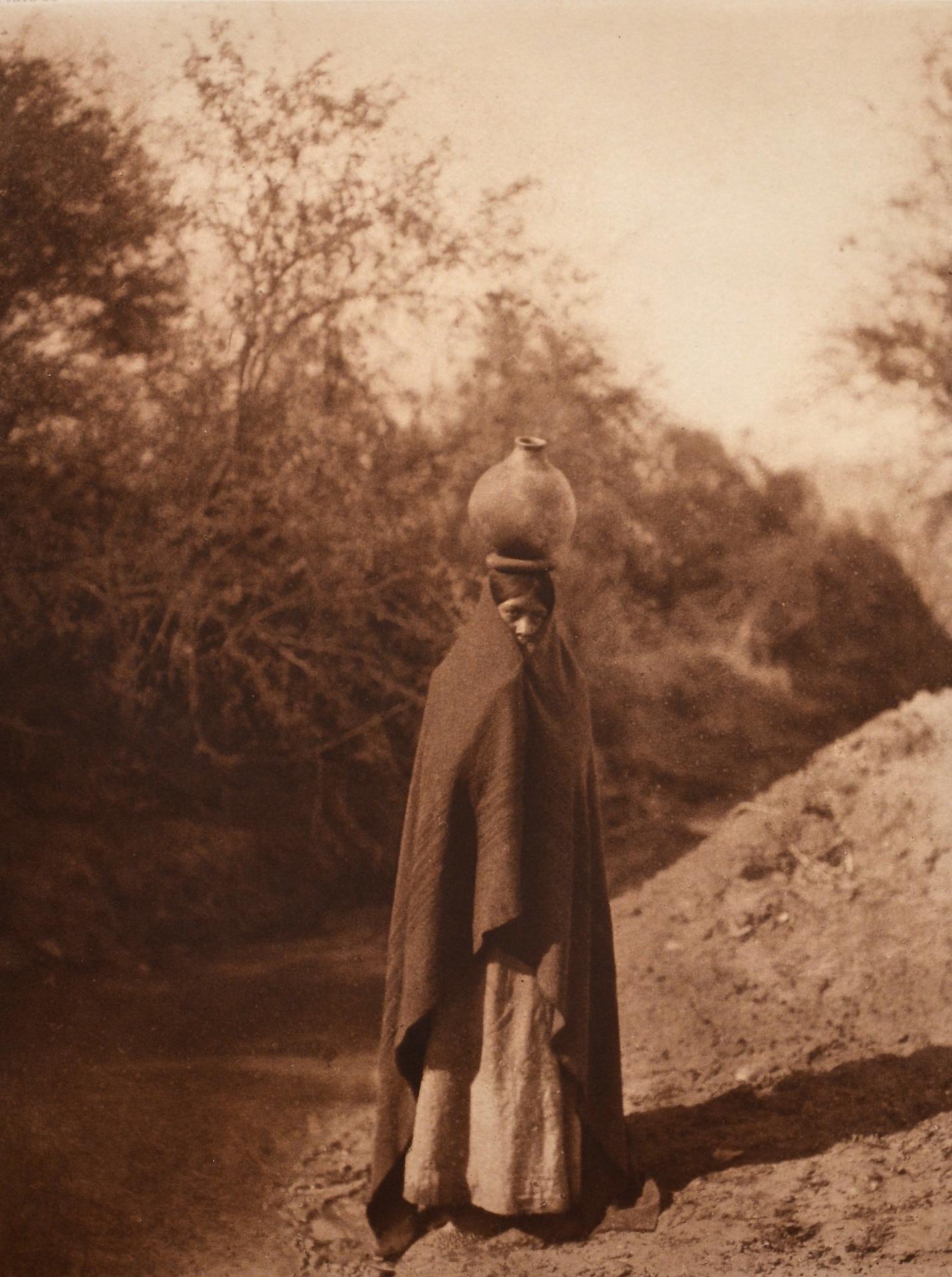 Maricopa Girl - Photograph by Edward S. Curtis