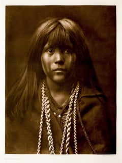 Edward S. Curtis Antique Original Photogravure, the iconic 'Mosa - Mohave, ' 1903