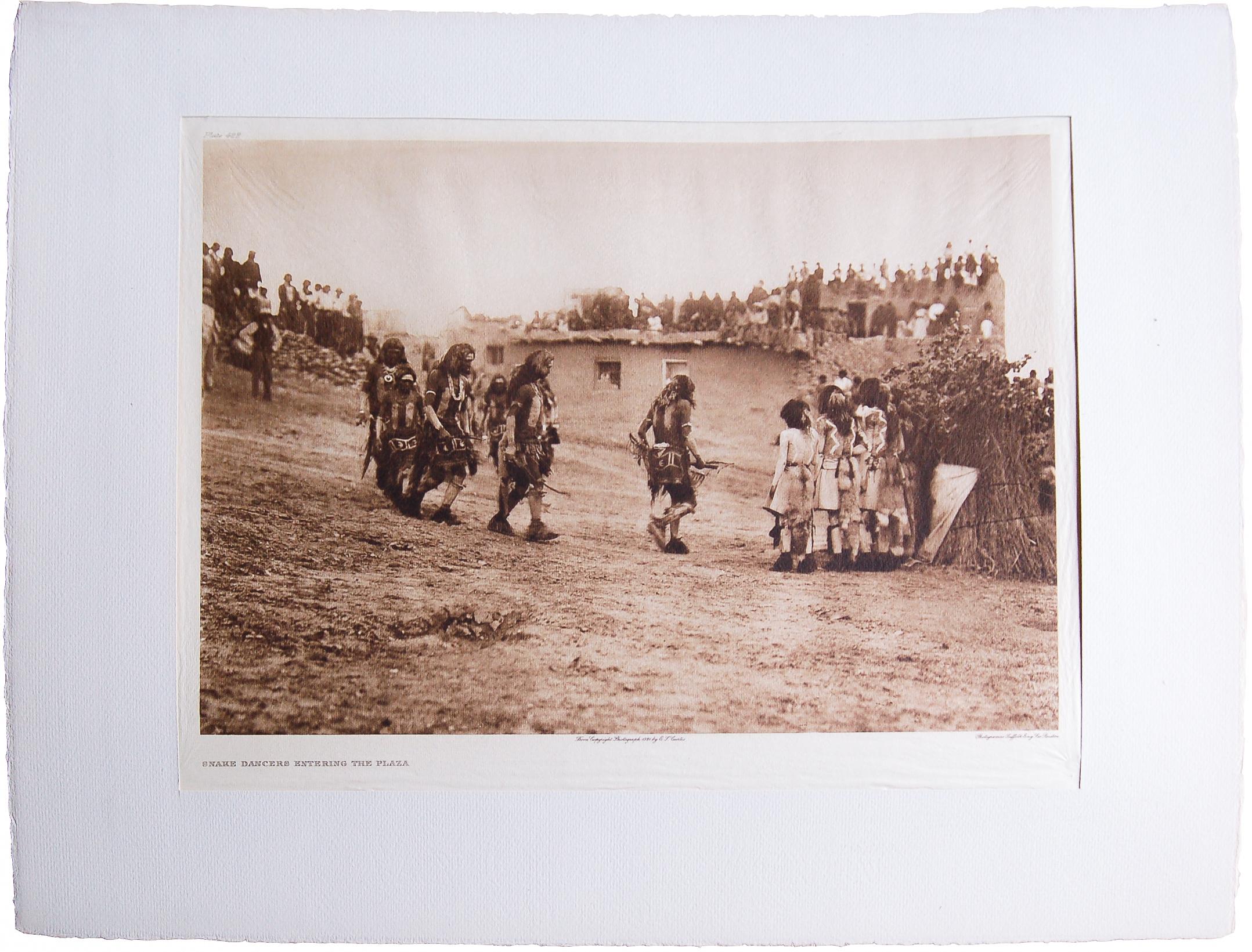 Snake Dancers Entering The Plaza, 1921 - Photograph by Edward S. Curtis