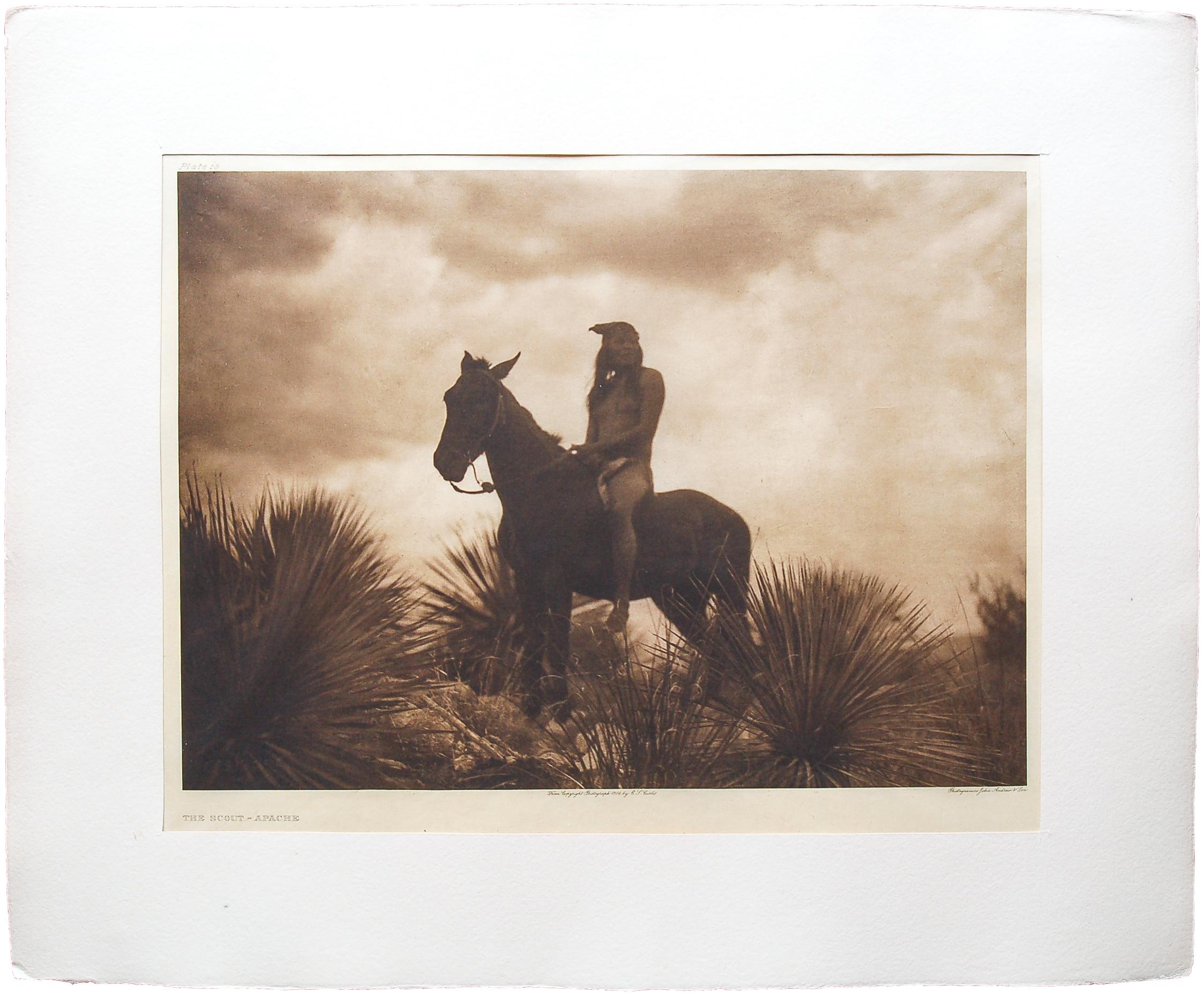 The Scout - Apache - Photograph by Edward S. Curtis