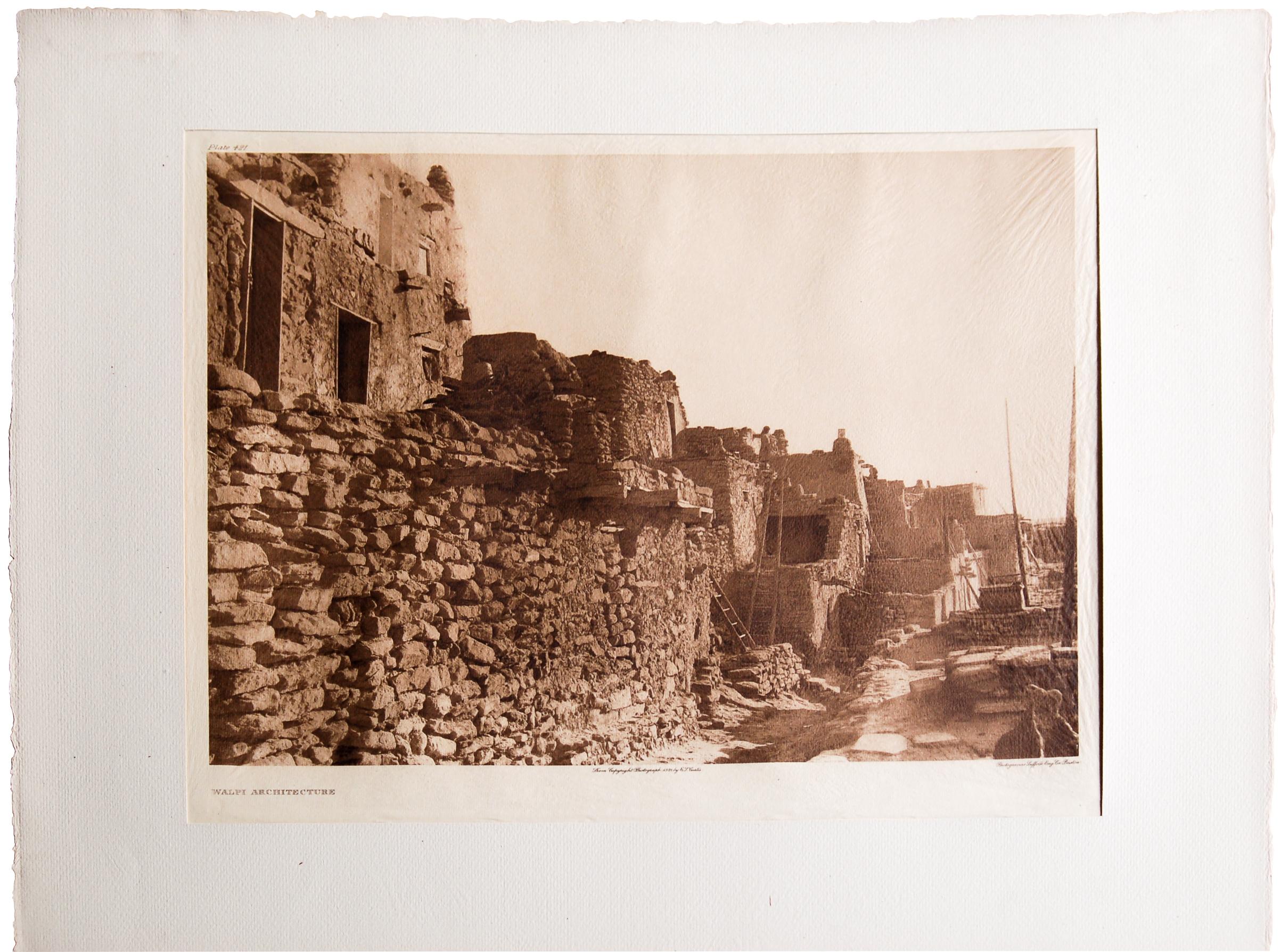 Landscape Photograph Edward S. Curtis - Architecture Walpi, 1921