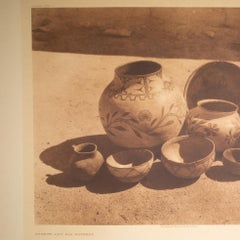Edward S. Curtis, Cochiti and Sia Pueblo Pottery New Mexico, Photogravure 1925