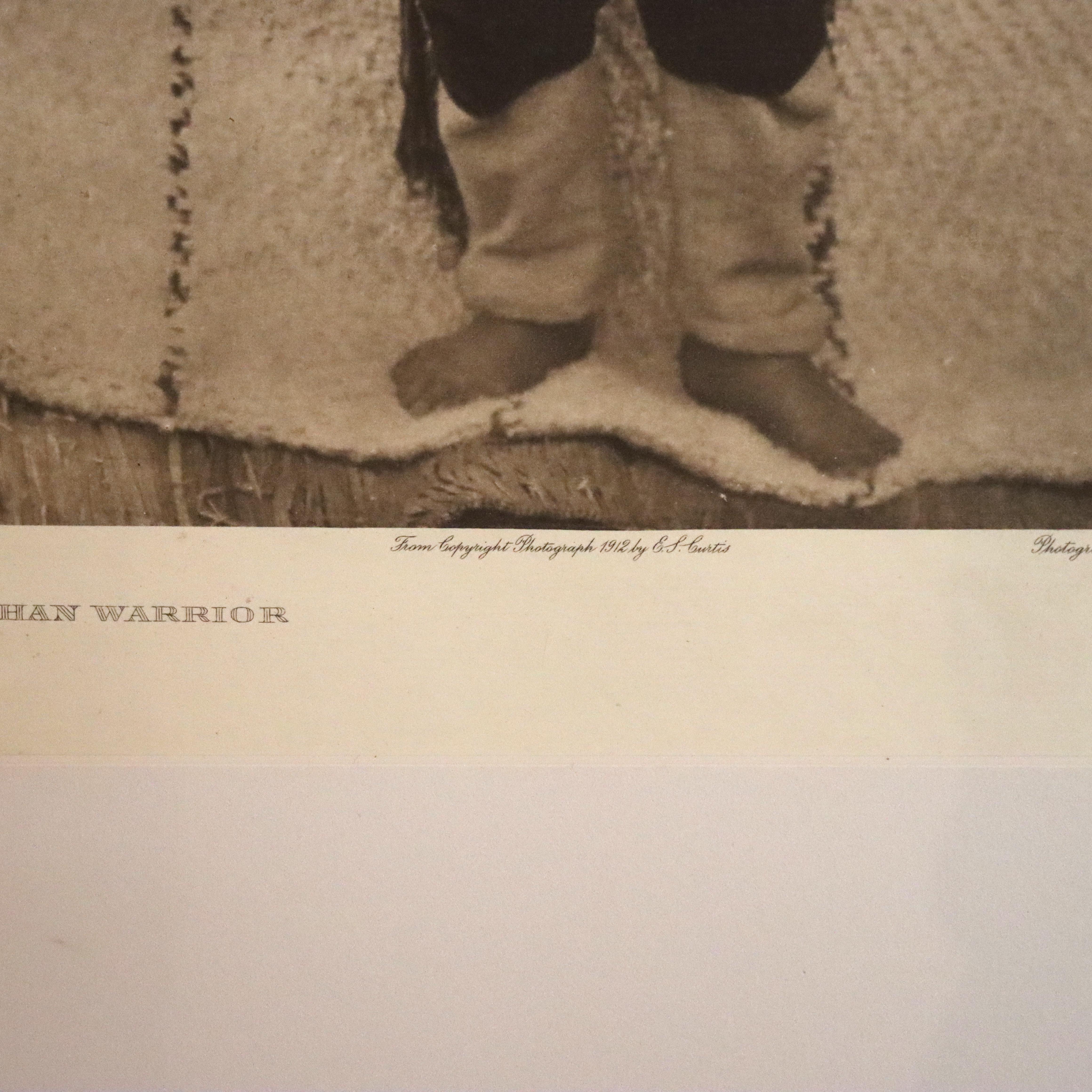 Gravure amérindienne d'Edward S. Curtis 
