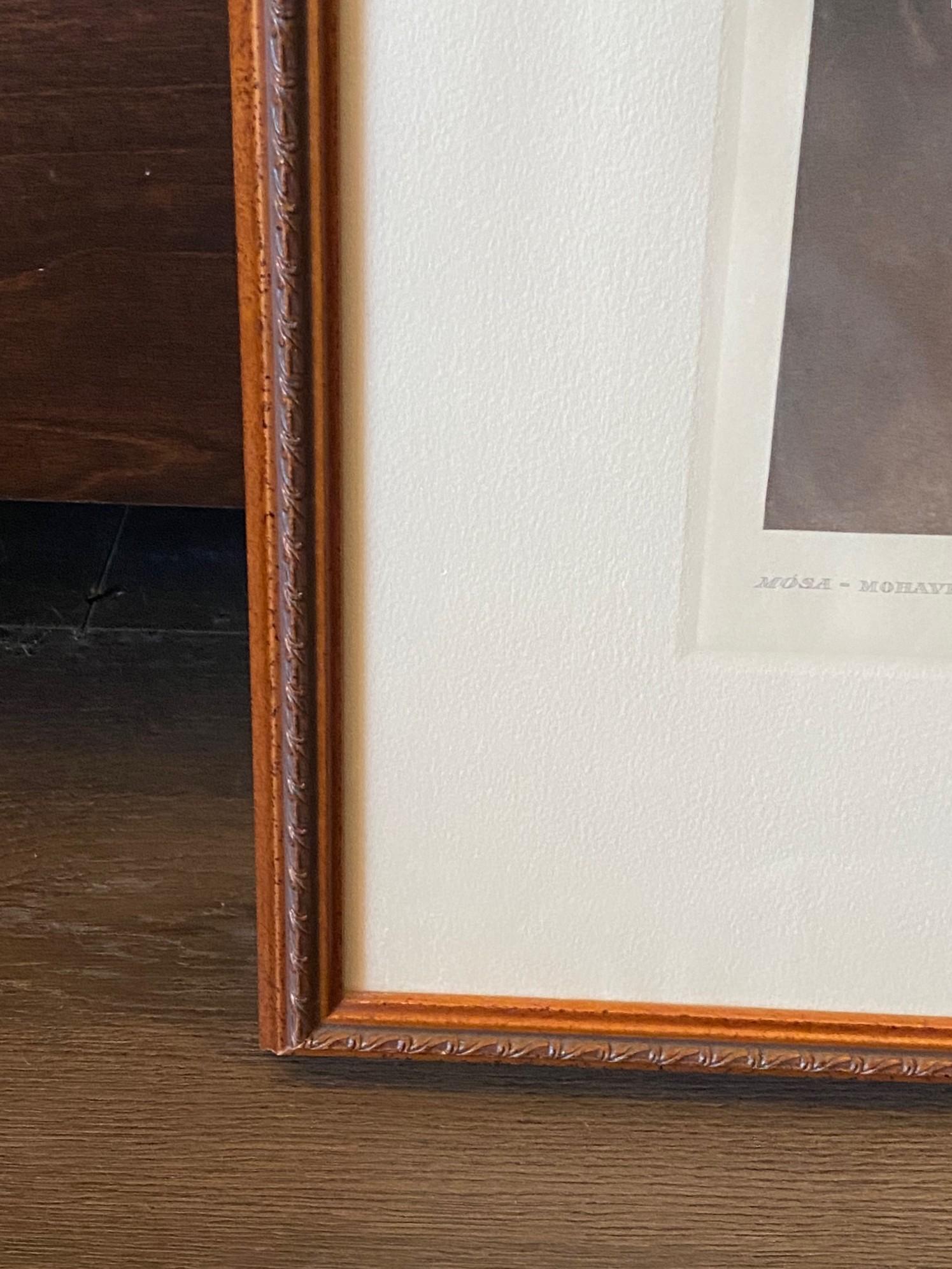 Edward S. Curtis Original Photogravure Mosa Mohave The North American Indian en venta 6
