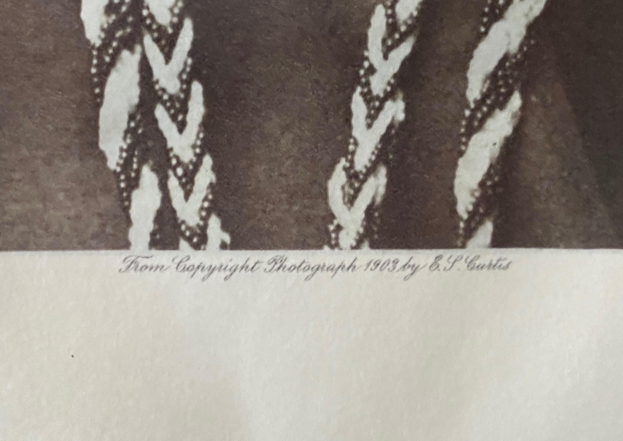 Edward S. Curtis Original Photogravure Mosa Mohave The North American Indian en venta 8