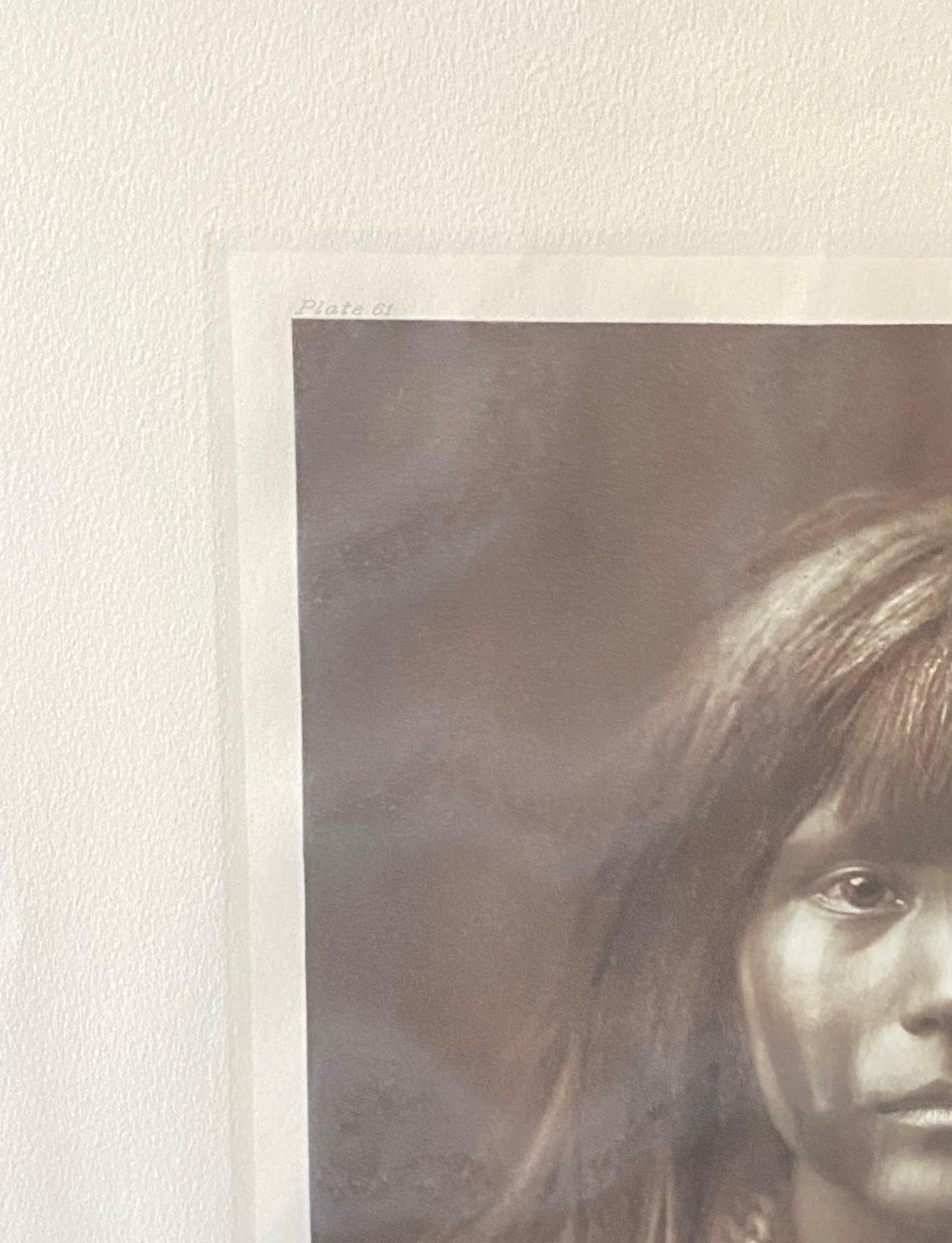 Edward S. Curtis Original Photogravure Mosa Mohave The North American Indian principios del siglo XX en venta