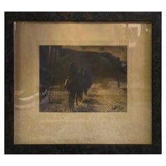 Edward S. Curtis Original Signed Stamped Platinum Print the Vanishing Race, 1904
