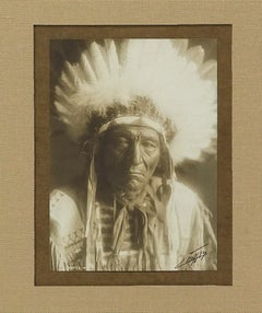Edward S. Curtis Signed Photograph of Apsaroke Indian Chief