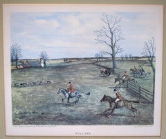 Edward S. Voss "Full Cry" Fox-Hunt Monkton, MD 1951