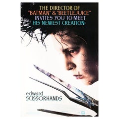 'Edward Scissorhands' 1990 U.S. One Sheet Film Poster