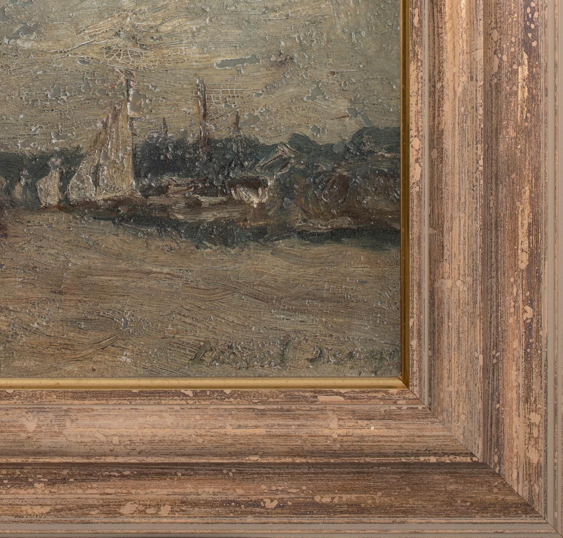 Boat Harbour Off The Suffolk Coast, 20th Century

by Edward Brian SEAGO (1910-1974) sales to £280,000

20th Century English view of a boats in a Suffolk Harbour, oil on board by Edward Seago. Good quality and condition example of the artists work