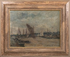 Boat Harbour Off The Suffolk Coast, 20. Jahrhundert, Edward Brian SEAGO (1910-19