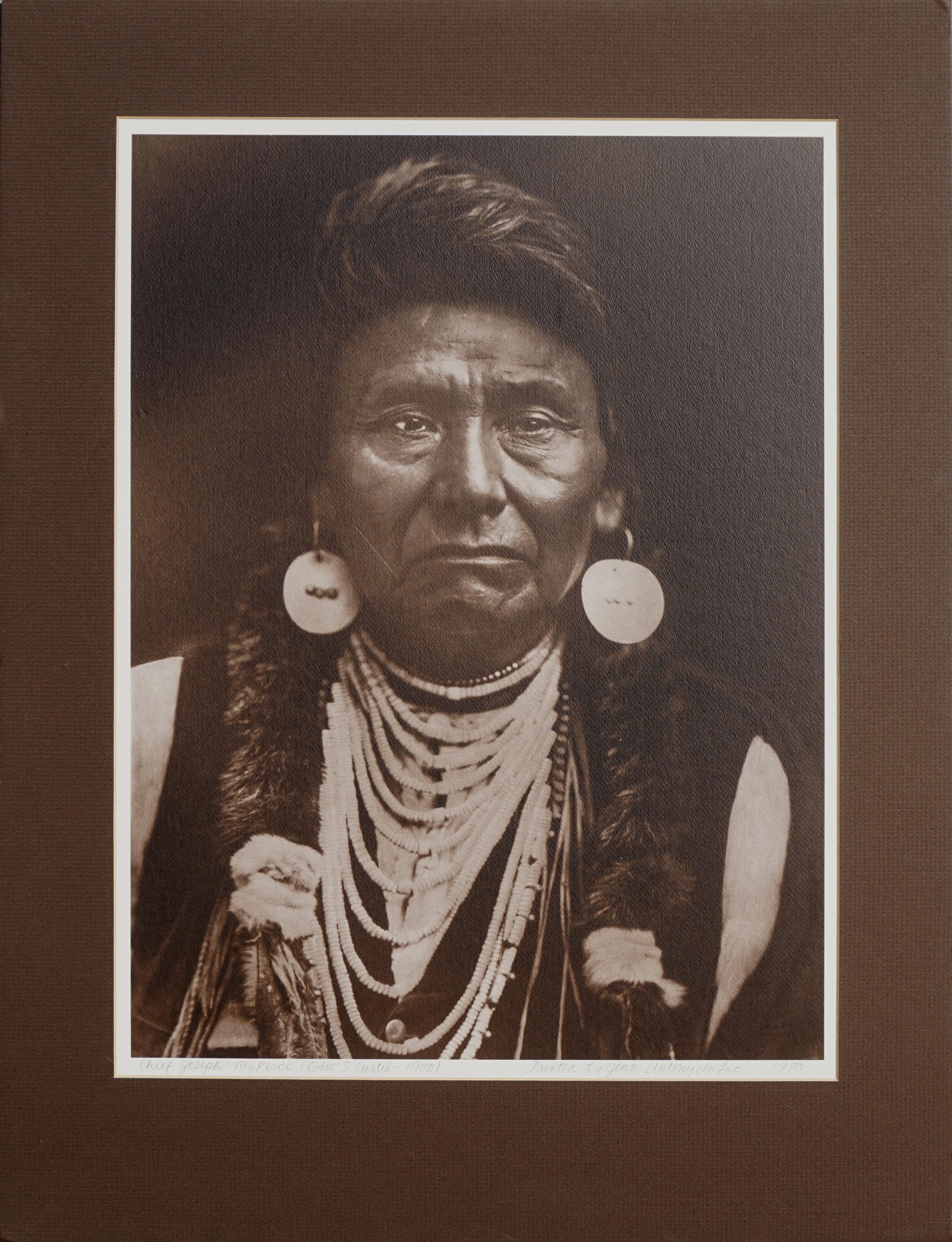 Edward Sheriff Curtis Figurative Photograph - Nez Perce Chief Joseph