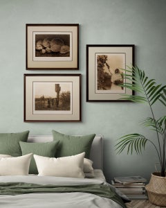 Satz von drei Originalen, 1900er Jahre, E.S. Curtis-Fotogravuren