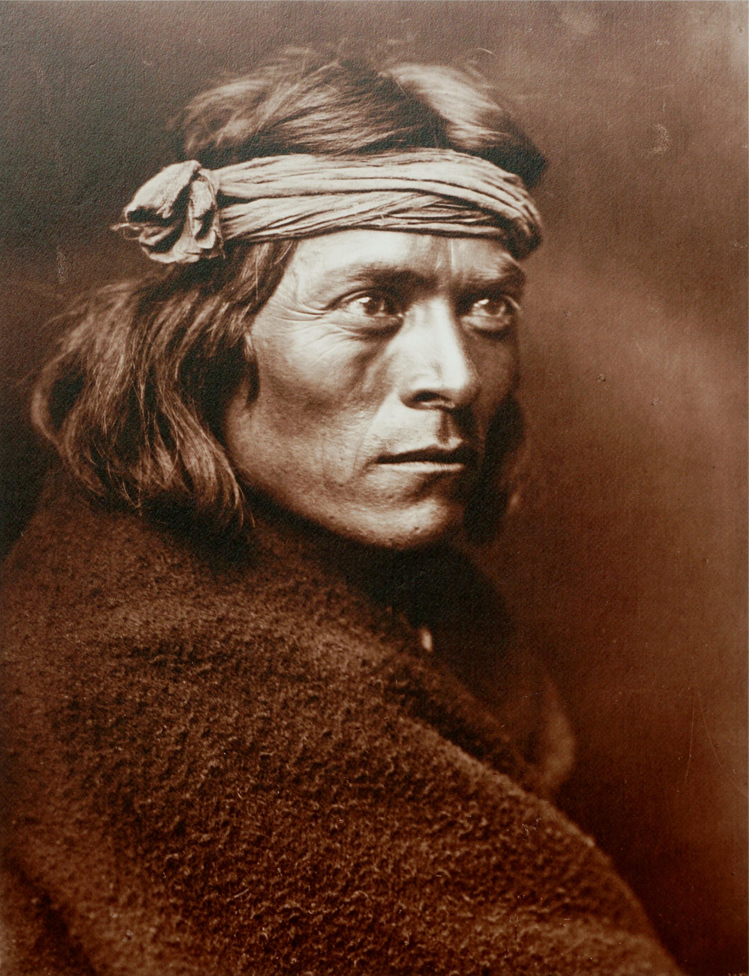 Zuni Governor - Photograph by Edward Sheriff Curtis