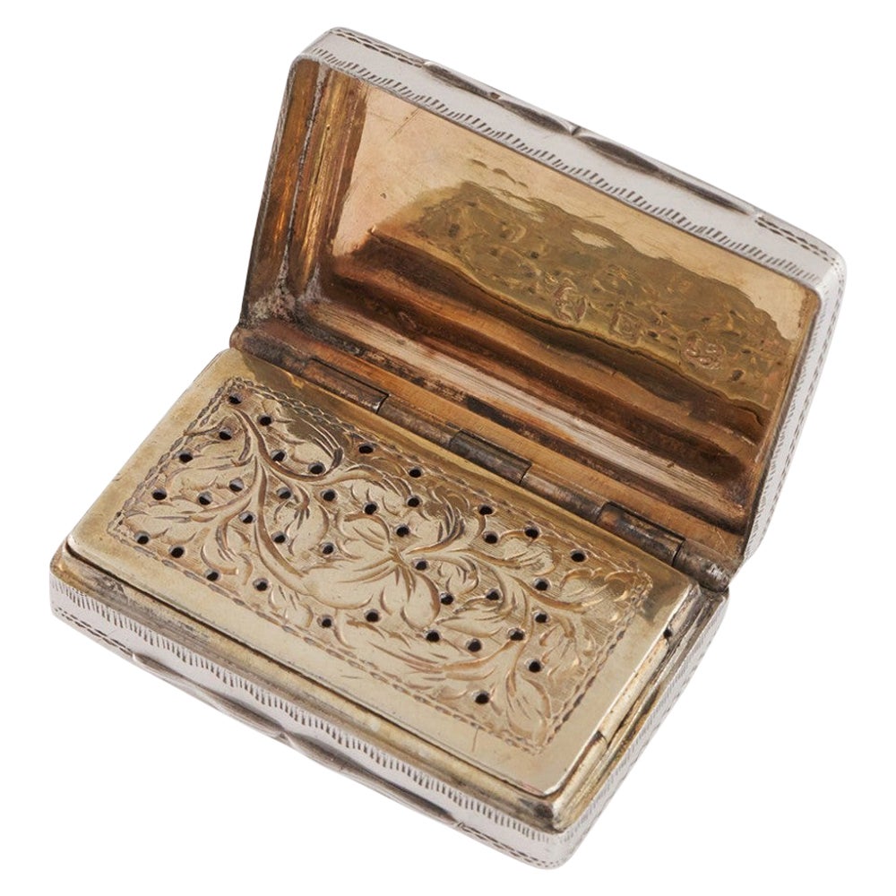 Edward Smith Silver Vinaigrette Birmingham 1831