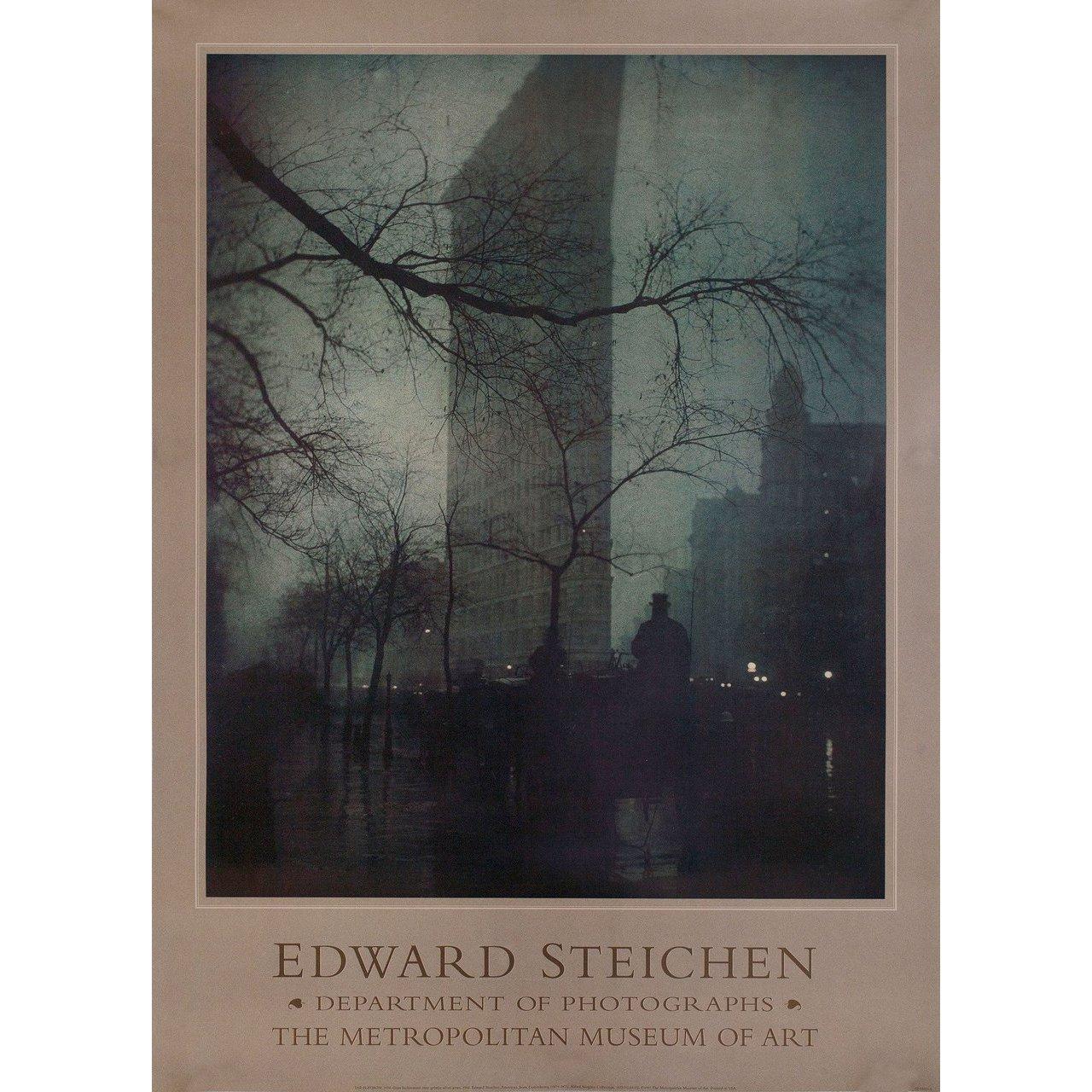 Original 1997 U.S. poster by Edward Steichen for the exhibition Edward Steichen. Fine condition, rolled. Please note: the size is stated in inches and the actual size can vary by an inch or more.
 