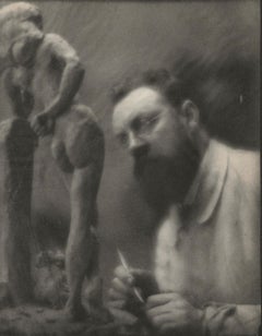 Edward Steichen. Henri Matisse with “La Serpentina, ” Issy-les-Moulineaux, France
