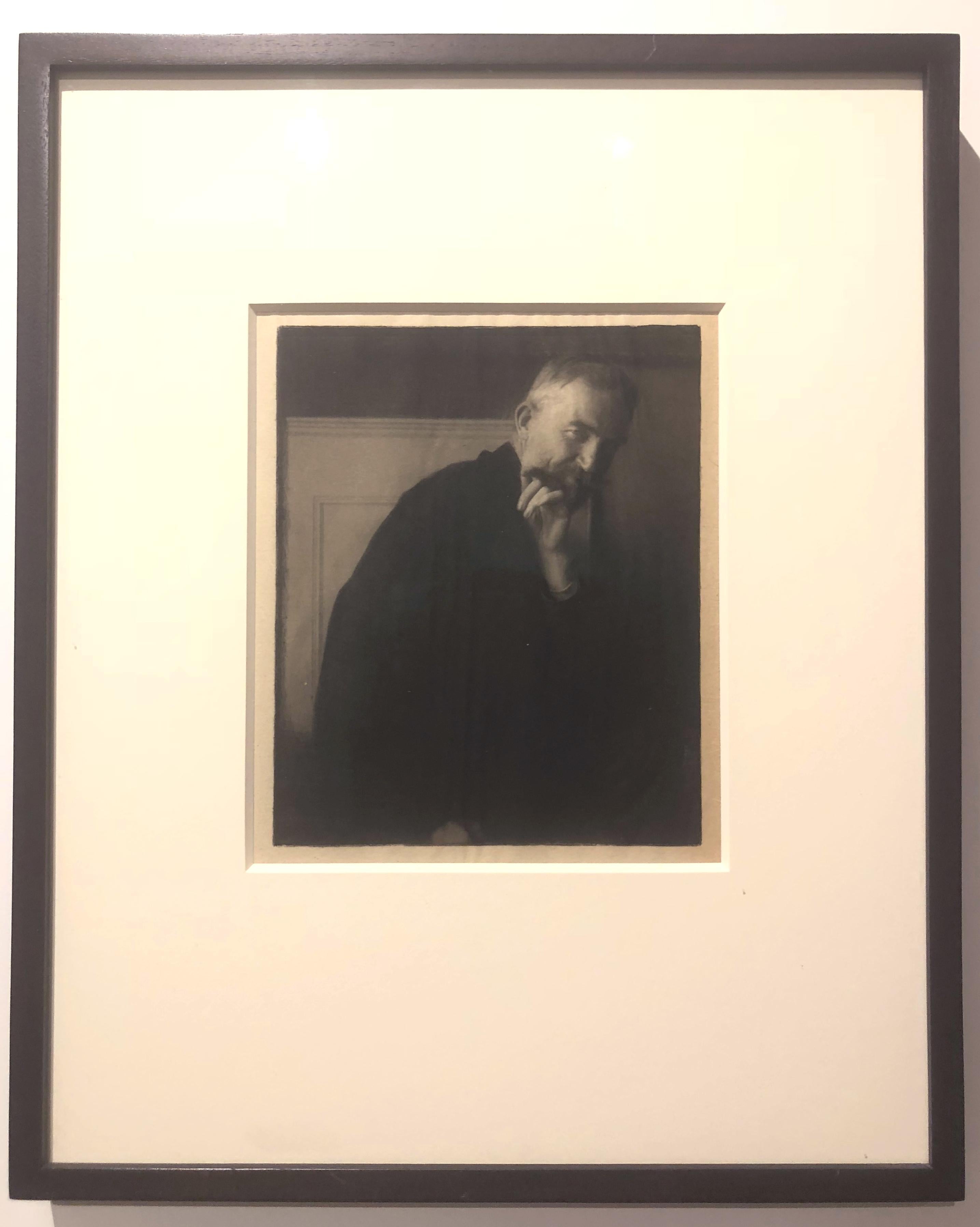 Edward Steichen (1879-1973). The Photographer’s Best Model – Bernard Shaw, 1913. 7.75 x 6.5