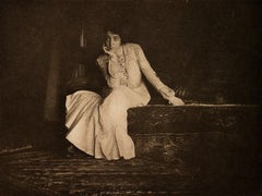 Antique Joseph T. Keiley, Portrait, Miss De C., 1907 From Camera Work No. 17 