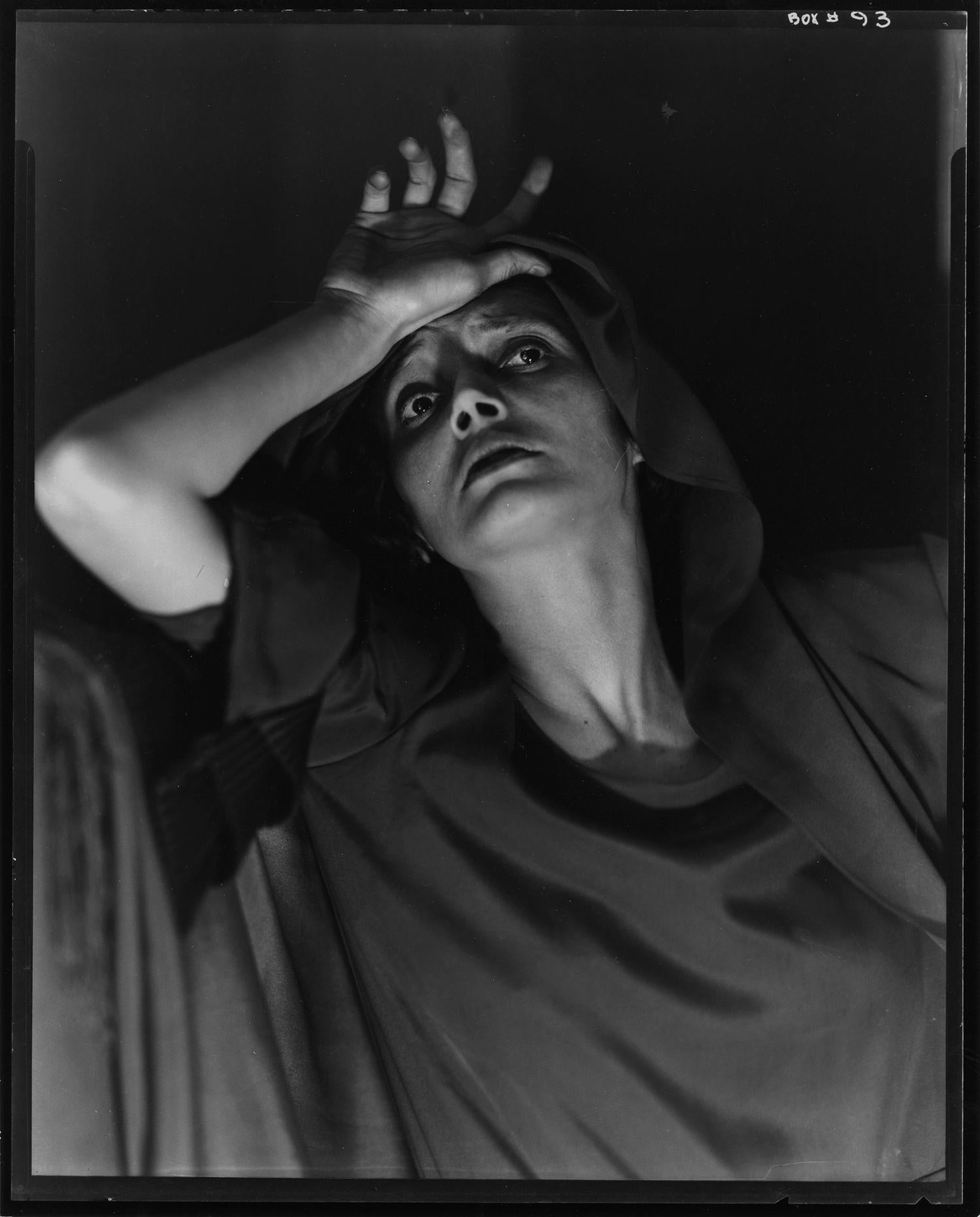 Edward Steichen Black and White Photograph - Katherine Cornell