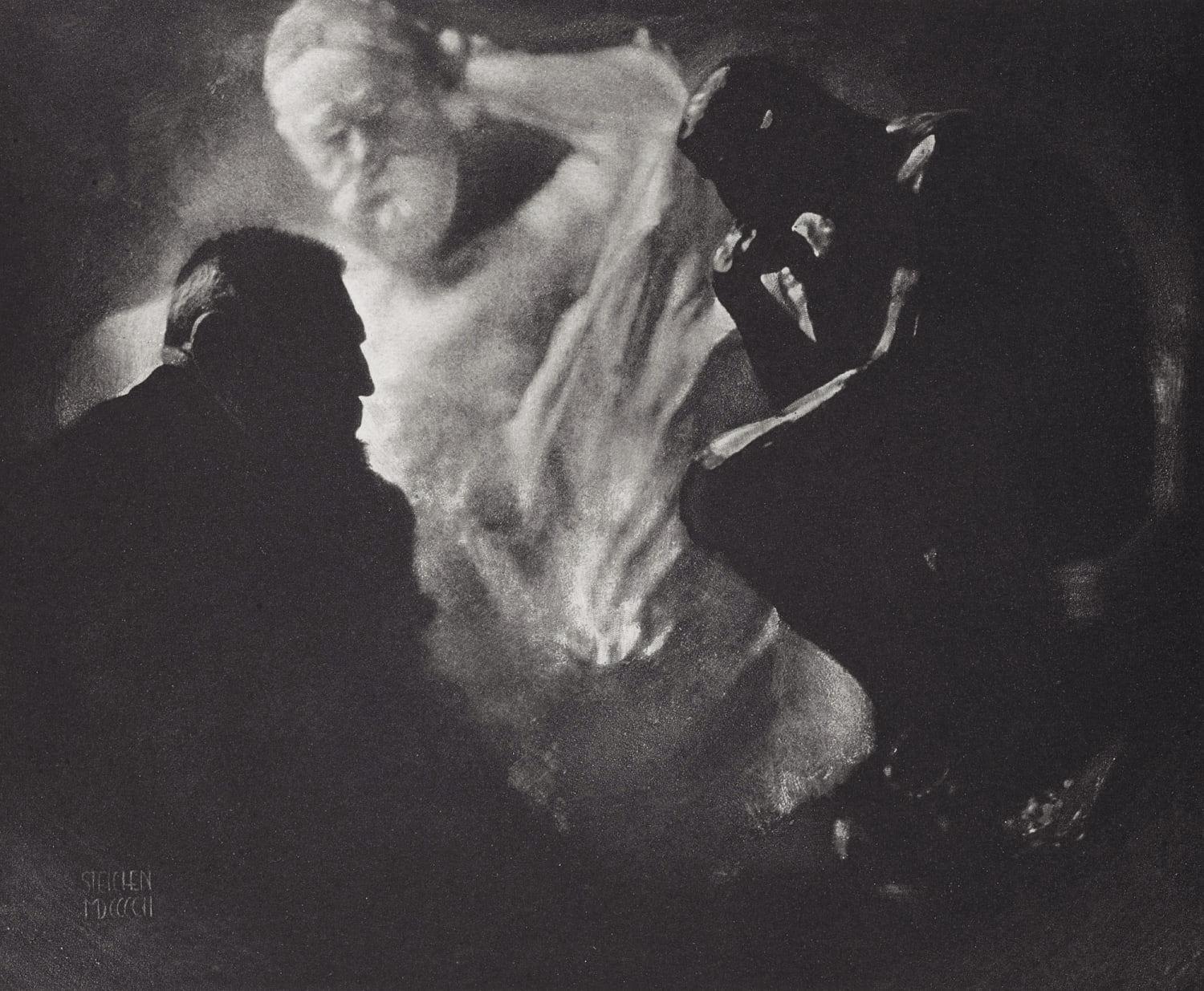 Edward Steichen Portrait Photograph - Rodin - Le Penseur, Camera Work Steichen Supplement