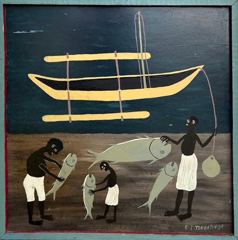 Edward Tingatinga Animal Painting – Angeln