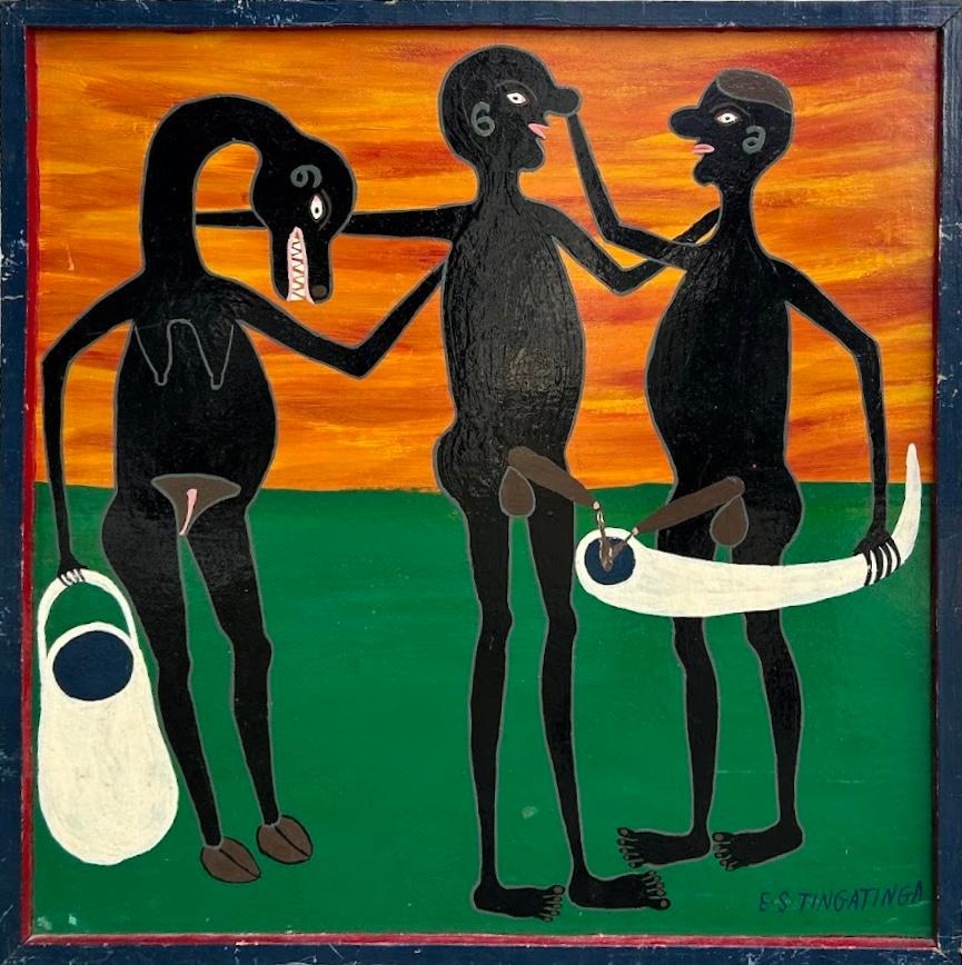 Animal Painting di Edward Tingatinga - Donne e uomini