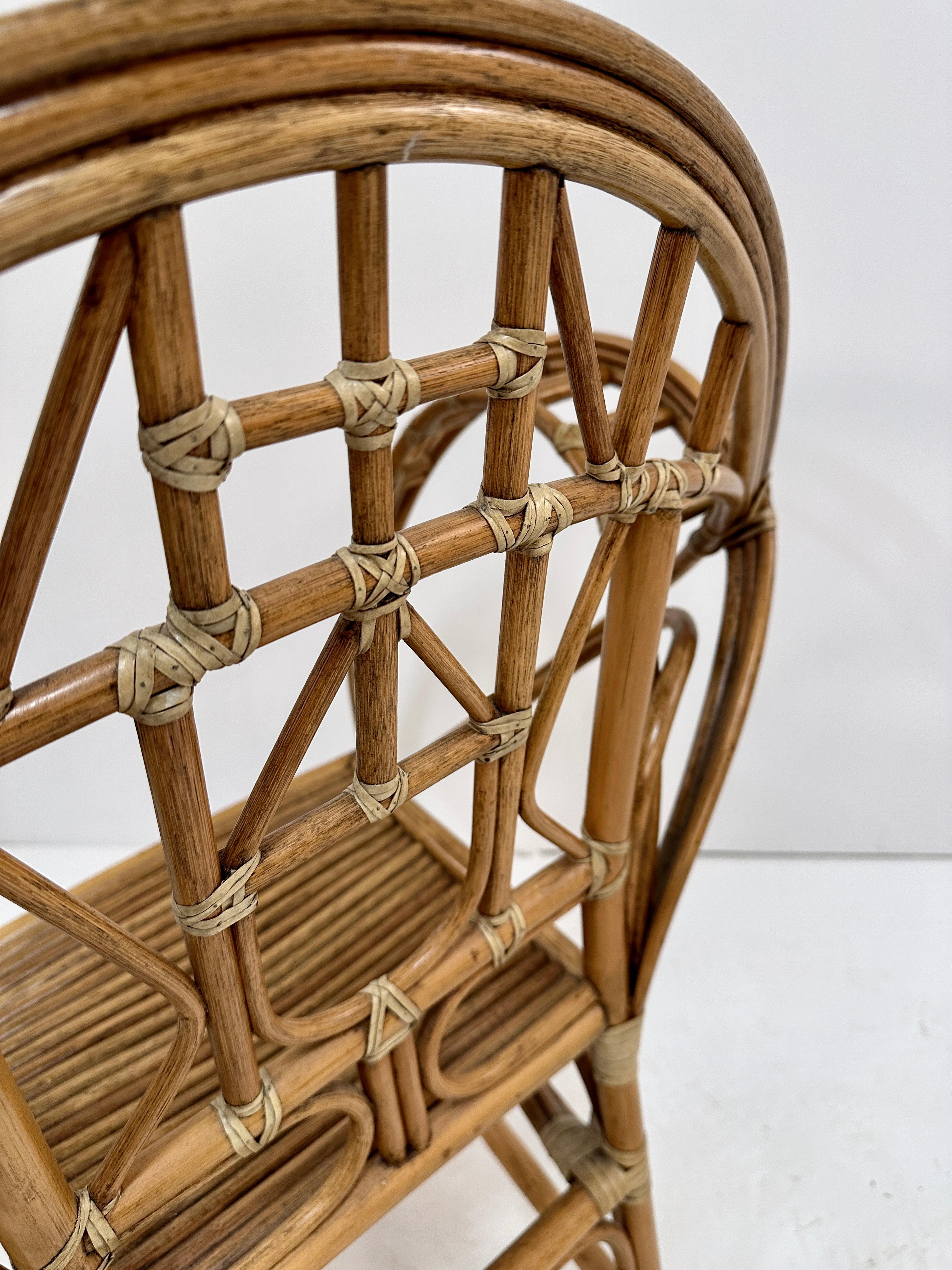 Edward Tuttle for McGuire Coastal Rattan Butterfly Chair 2