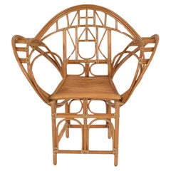 Edward Tuttle for McGuire Coastal Rattan Butterfly Chair