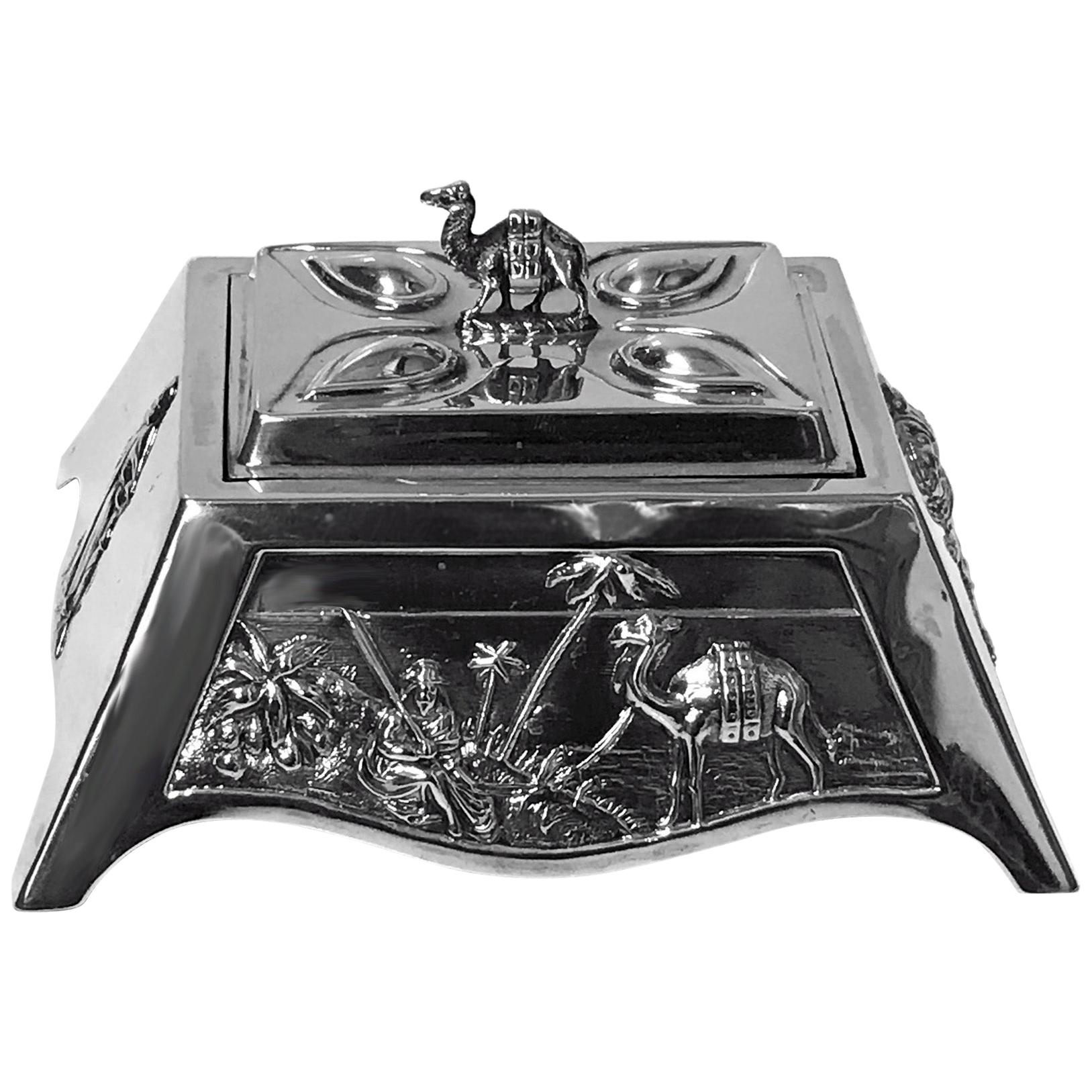 Edward vii 1901 Coronation Silver Box, Mappin and Webb, London, 1901