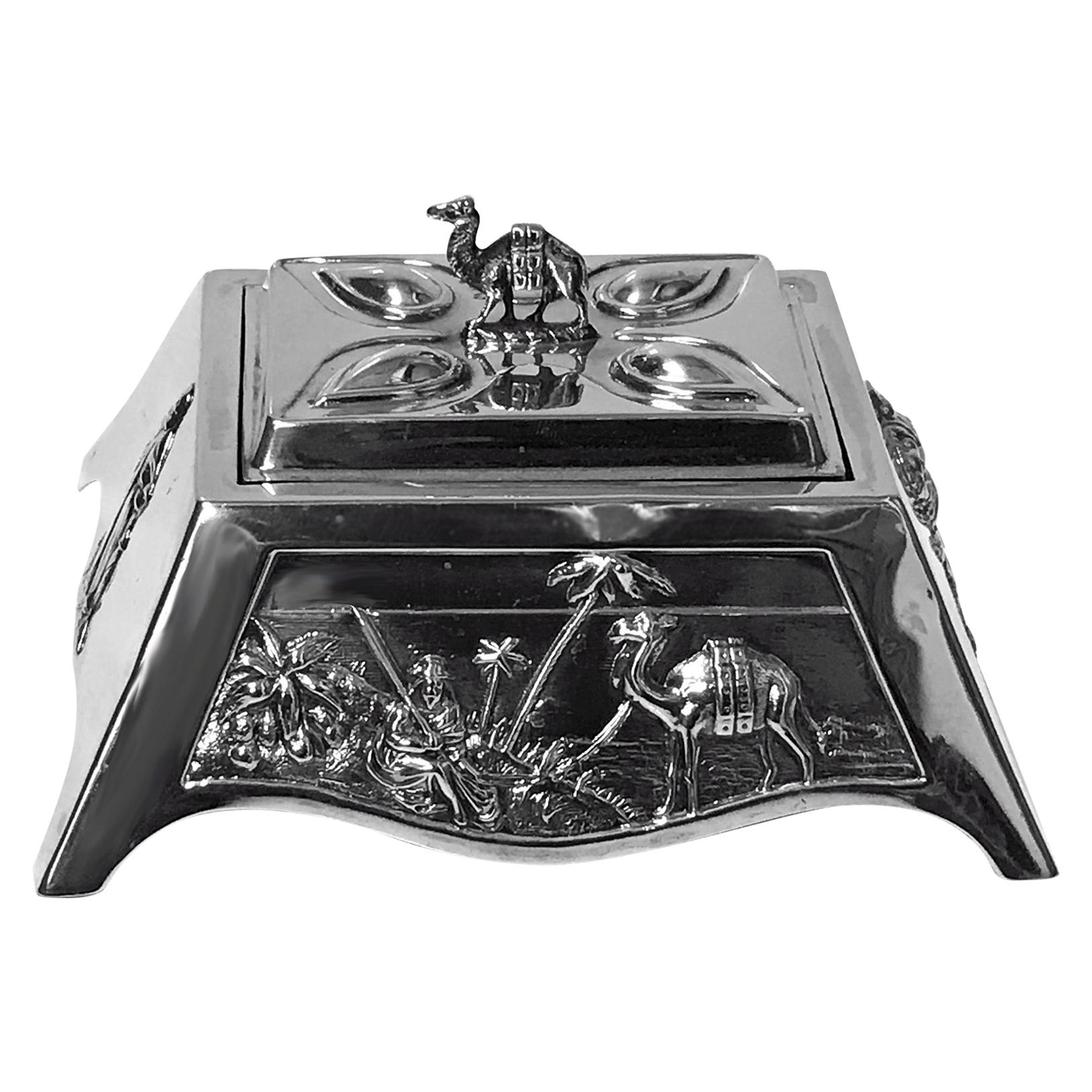 Edward VII 1901 Coronation Silver Box, Mappin & Webb, London, 1901