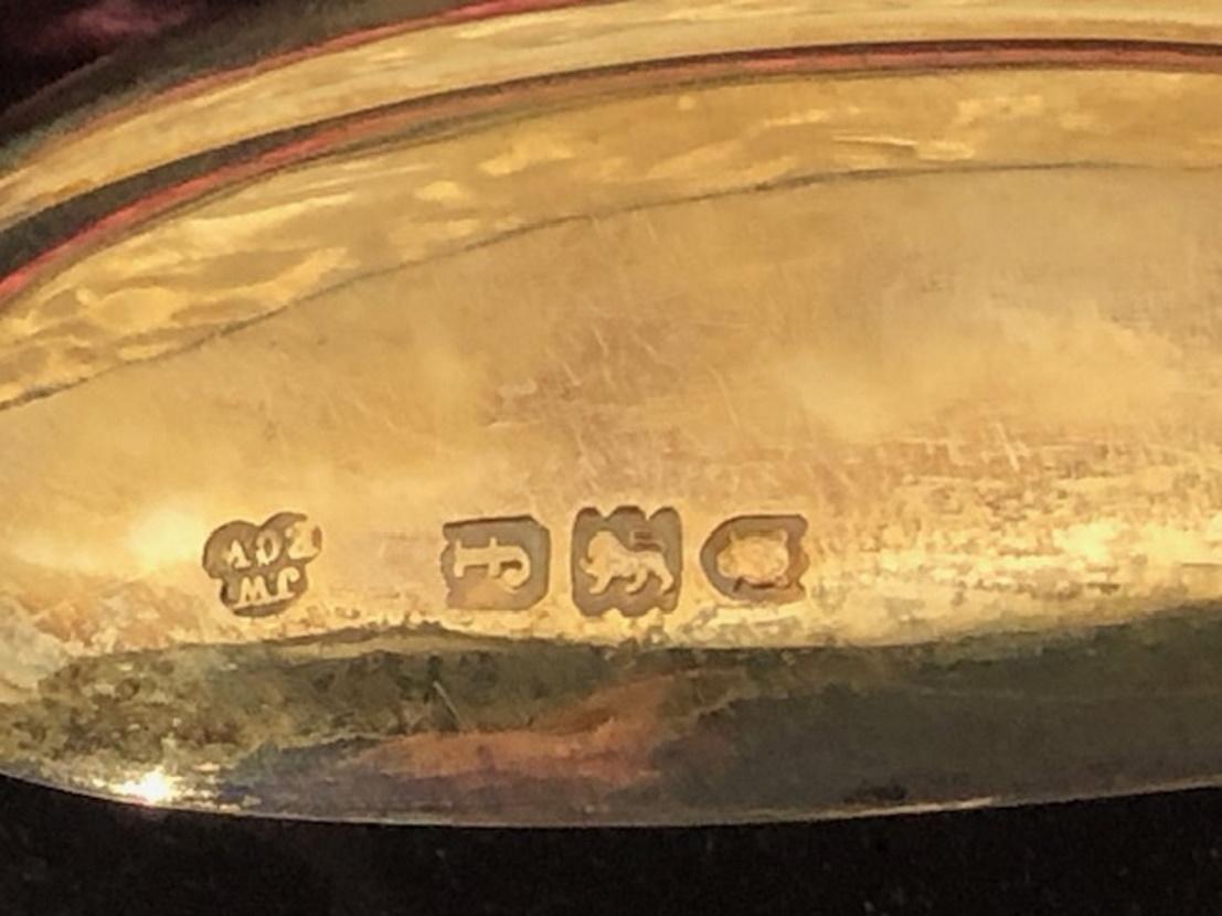 Cuchara de plata dorada conmemorativa de la Coronación de Eduardo VII por J. Wilmot, 1902 en venta 2