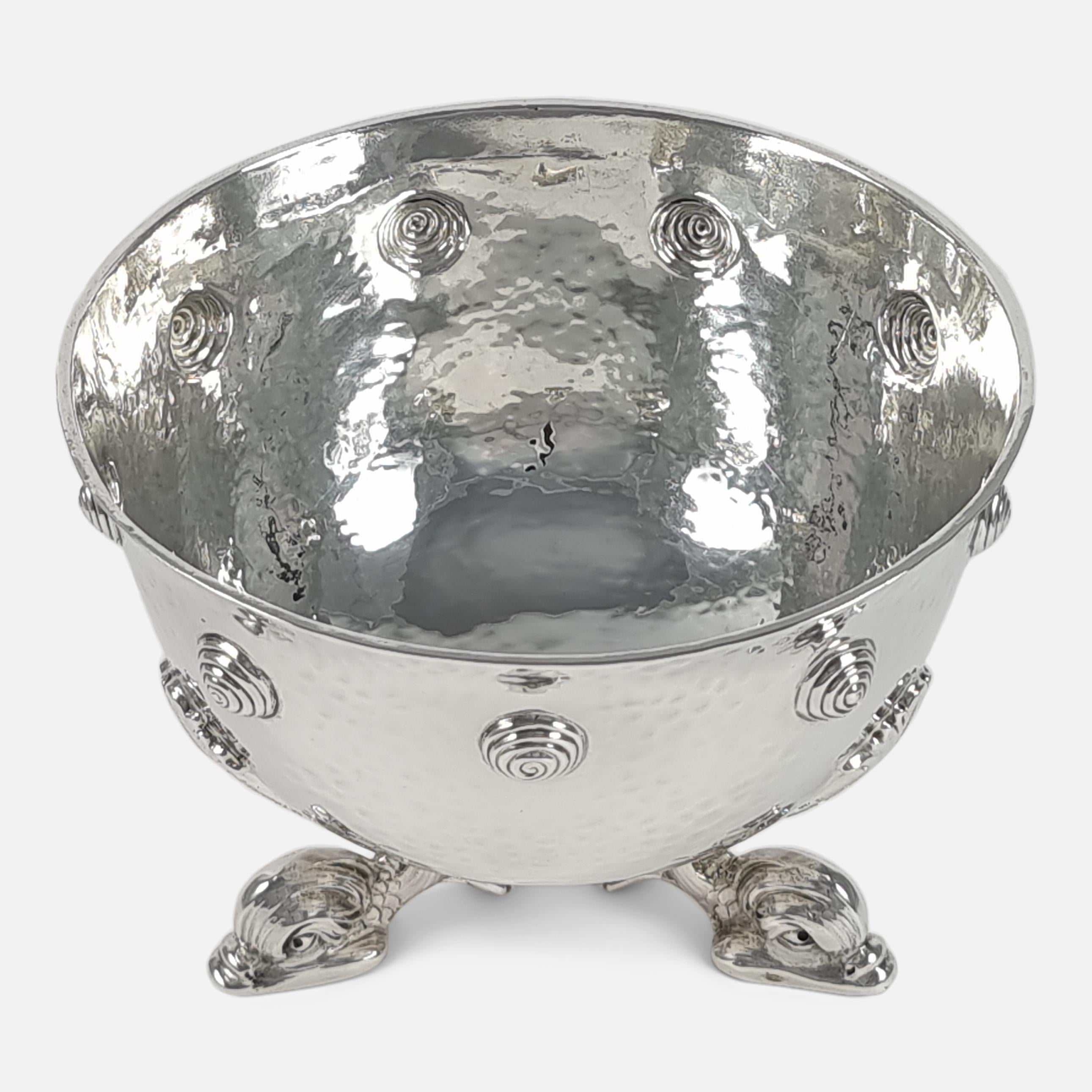 Early 20th Century Edward VII Sterling Silver Bowl, Mappin & Webb, 1906