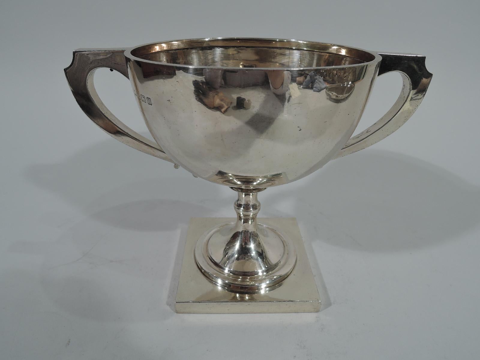 Duke of Windsor Association: A sterling silver trophy cup that he won for the light-weight Hog Hunters race at the Kadir Meeting, which took place at the end of his Indian tour in 1922. At the time Edward was Prince of Wales, a young man of dash and