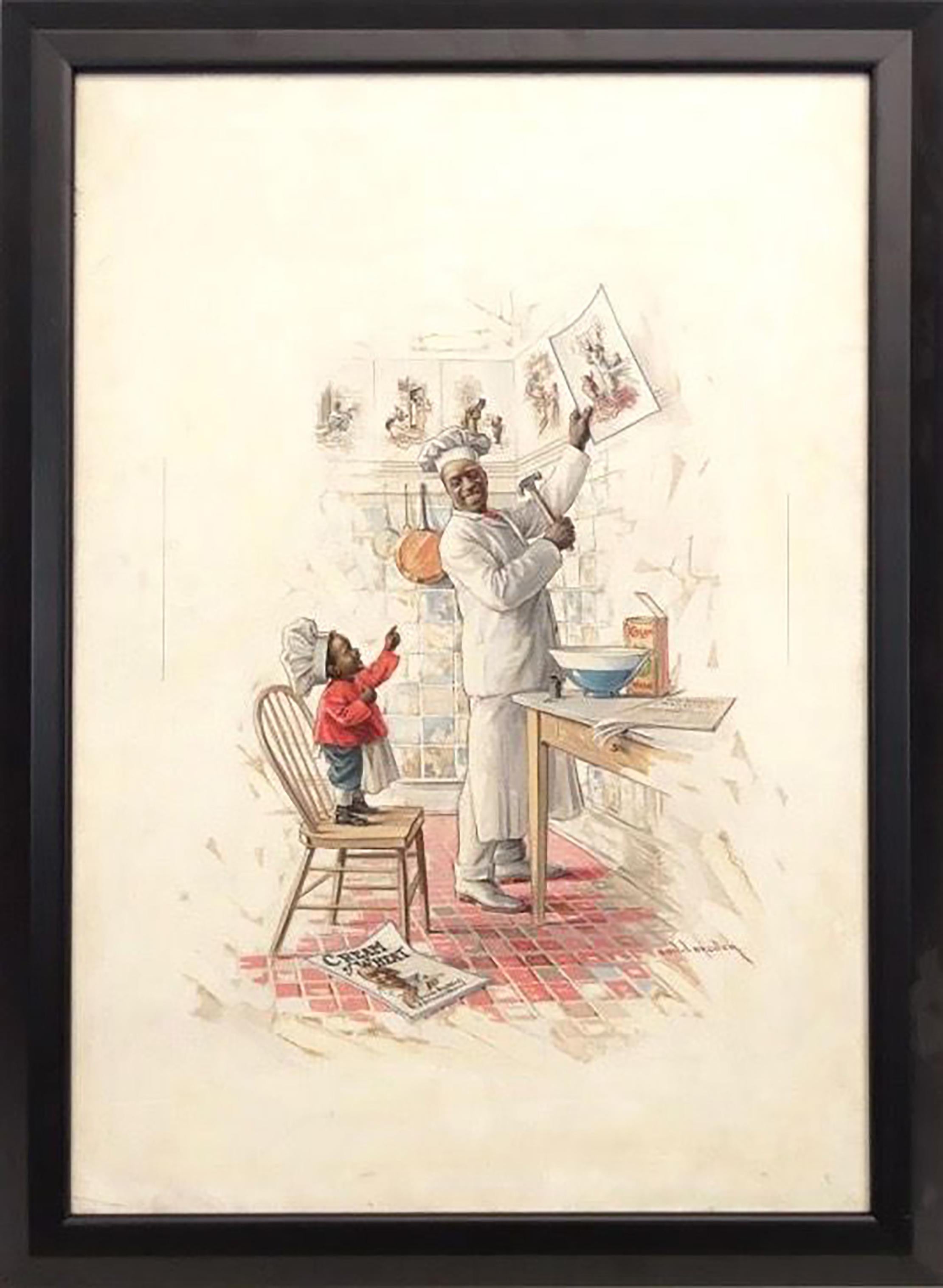 Cream of Wheat Advertisement - Painting by Edward Brewer