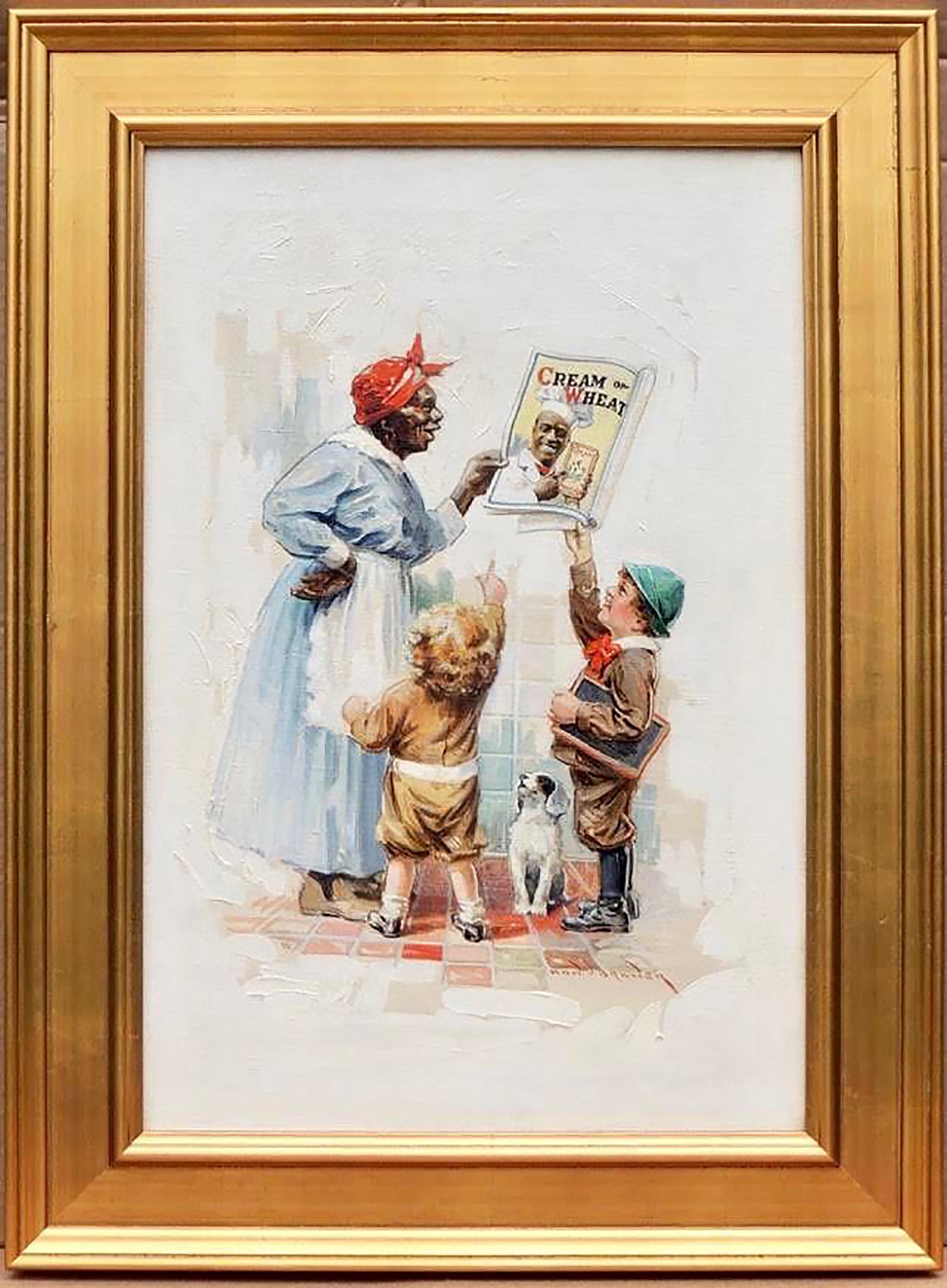 Cream of Wheat Advertisement, Saturday Evening Post, May 5, 1920 - Painting by Edward Brewer