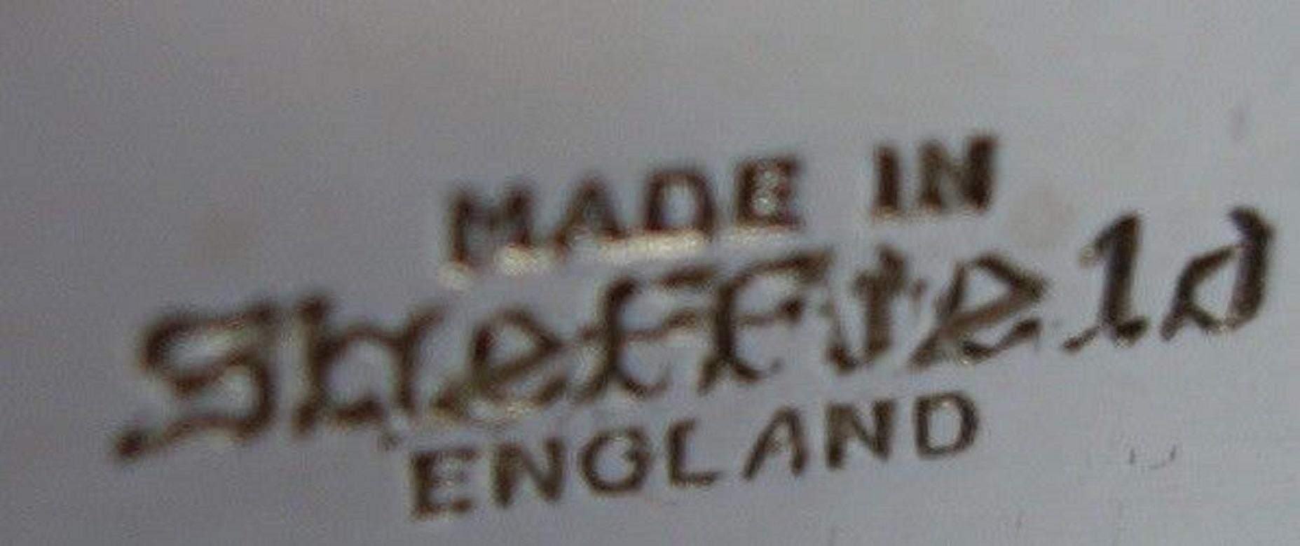 Service à thé de 4 pièces en argent sterling anglais avec ébène sculpté Edward Viners 1